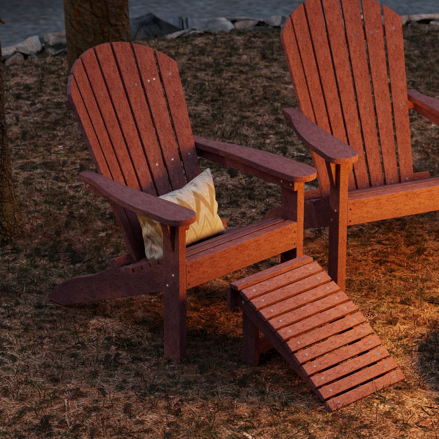 Wildridge Heritage Sunset Adirondack Chair (QUICK SHIP) - LEAD TIME TO SHIP 5 BUSINESS DAYS OR LESS