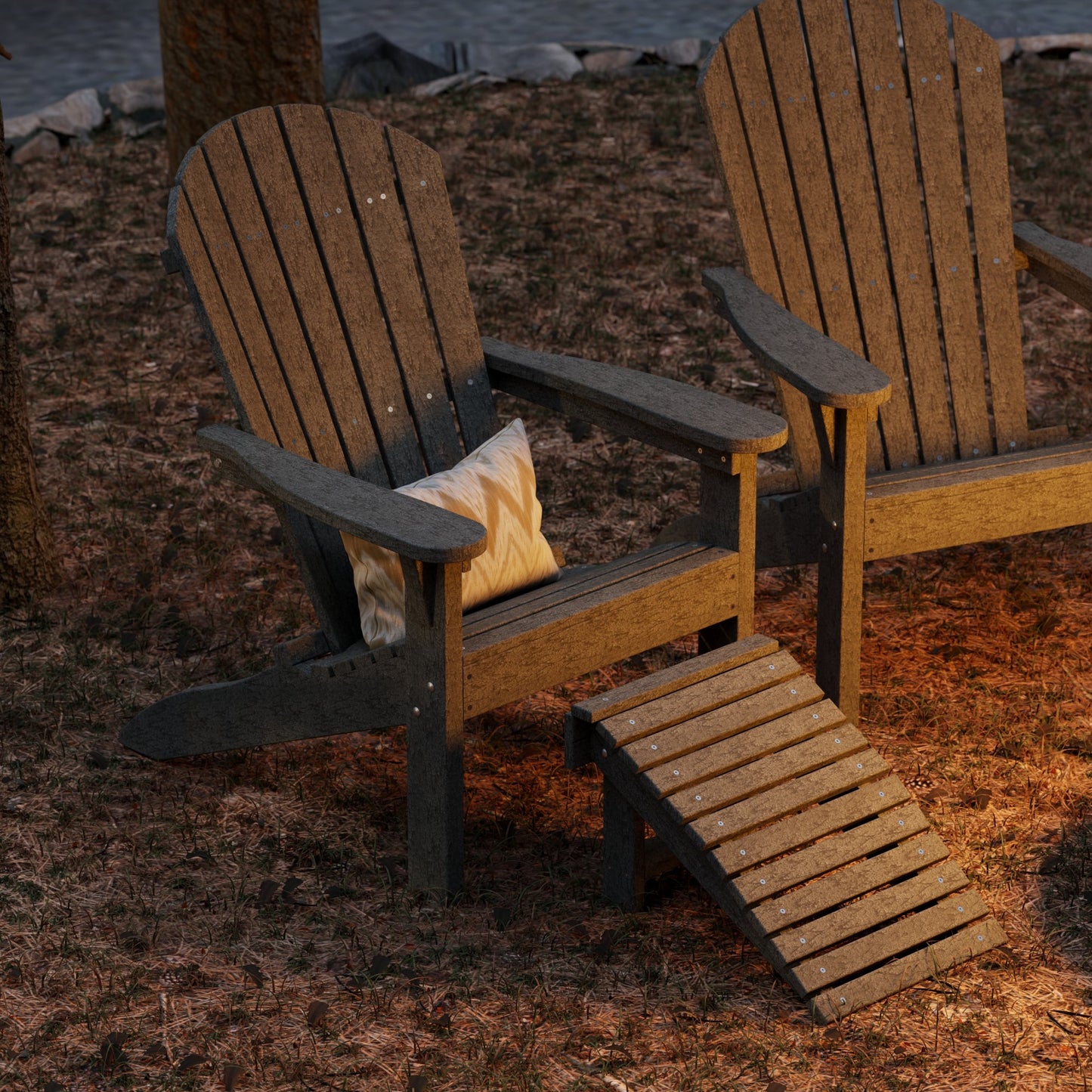 Wildridge Heritage Sunset Adirondack Chair (QUICK SHIP) - LEAD TIME TO SHIP 5 BUSINESS DAYS OR LESS