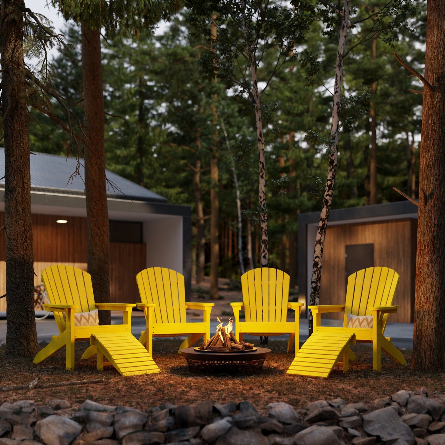 Wildridge Heritage Sunset Adirondack Chair (QUICK SHIP) - LEAD TIME TO SHIP 5 BUSINESS DAYS OR LESS