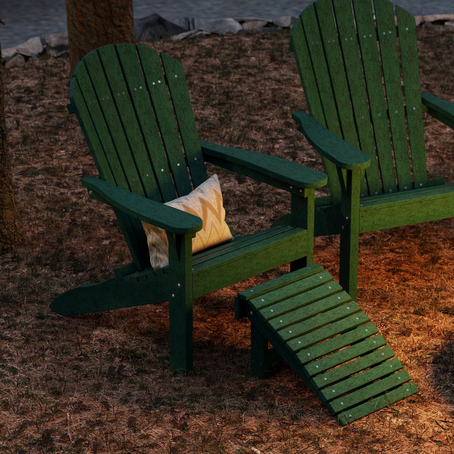 Wildridge Heritage Sunset Adirondack Chair (QUICK SHIP) - LEAD TIME TO SHIP 5 BUSINESS DAYS OR LESS