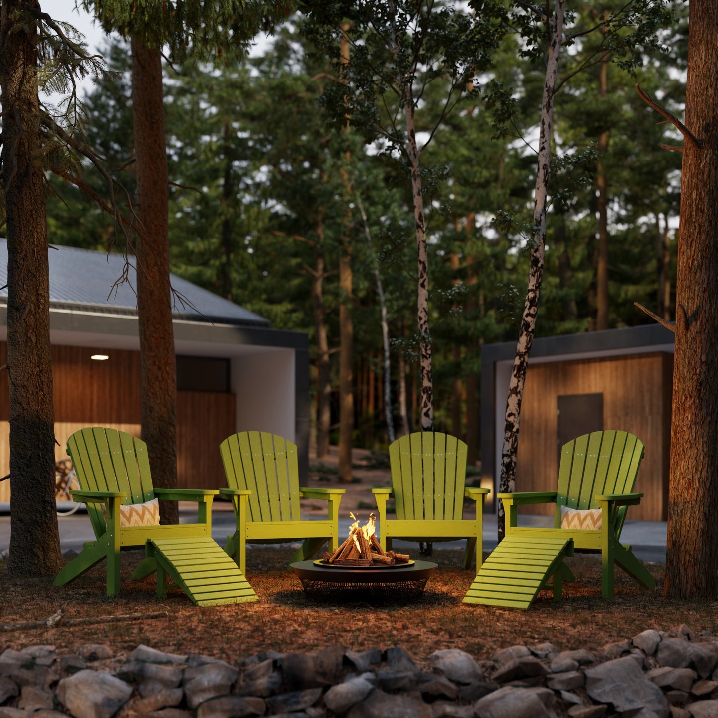 Wildridge Heritage Sunset Adirondack Chair (QUICK SHIP) - LEAD TIME TO SHIP 5 BUSINESS DAYS OR LESS