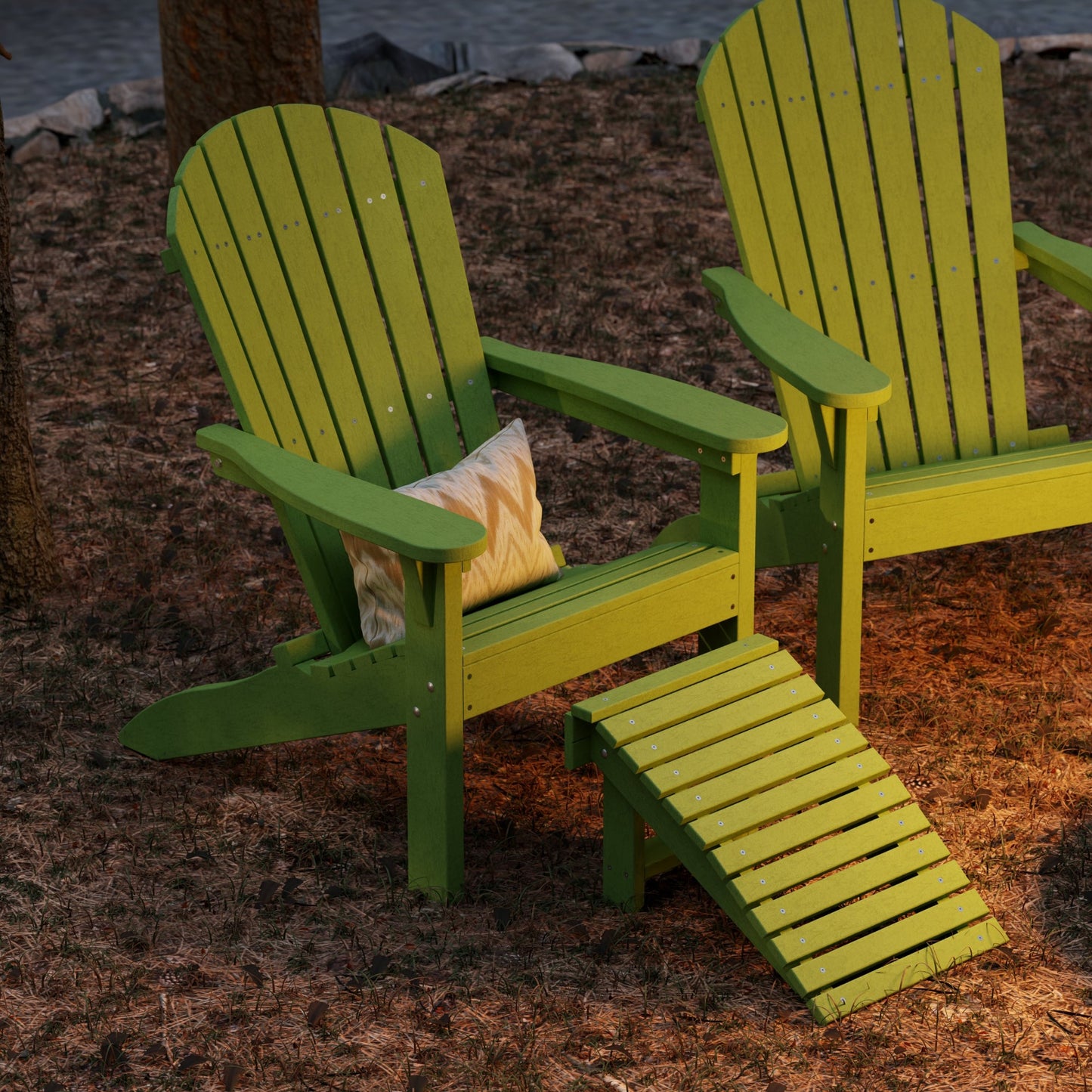 Wildridge Heritage Sunset Adirondack Chair (QUICK SHIP) - LEAD TIME TO SHIP 5 BUSINESS DAYS OR LESS