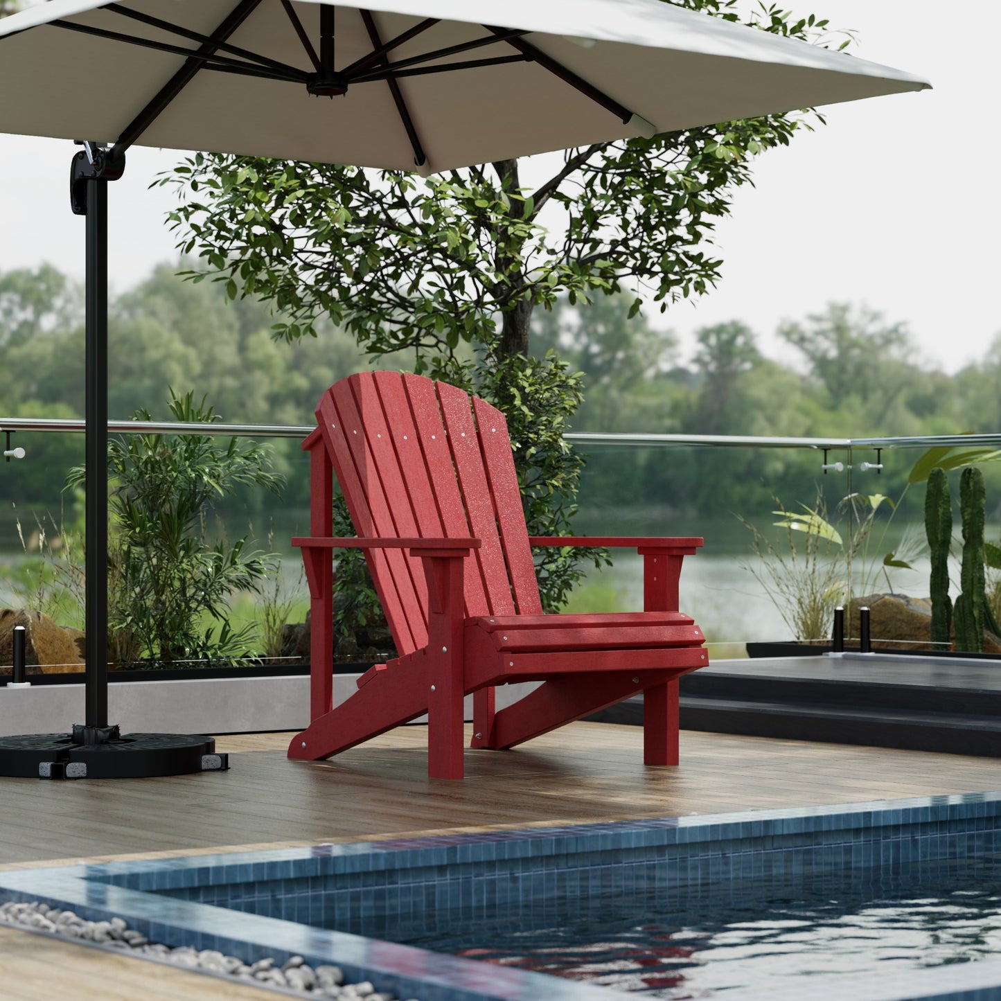Wildridge Heritage Sunrise Adirondack Chair (QUICK SHIP) - LEAD TIME TO SHIP 5 BUSINESS DAYS OR LESS