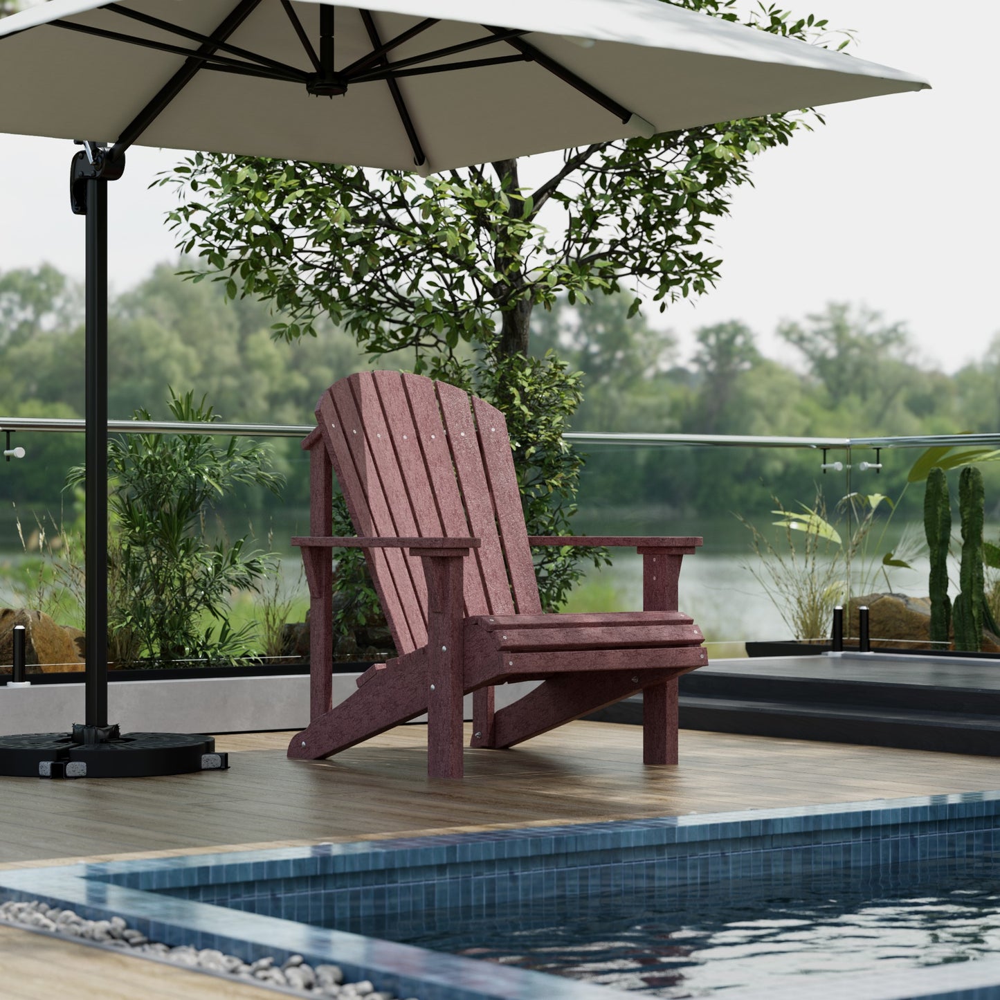 Wildridge Heritage Sunrise Adirondack Chair (QUICK SHIP) - LEAD TIME TO SHIP 5 BUSINESS DAYS OR LESS