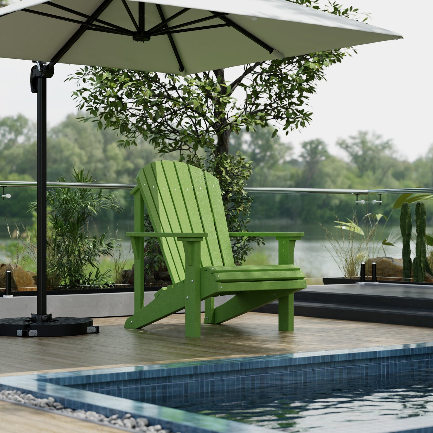 Wildridge Heritage Sunrise Adirondack Chair (QUICK SHIP) - LEAD TIME TO SHIP 5 BUSINESS DAYS OR LESS