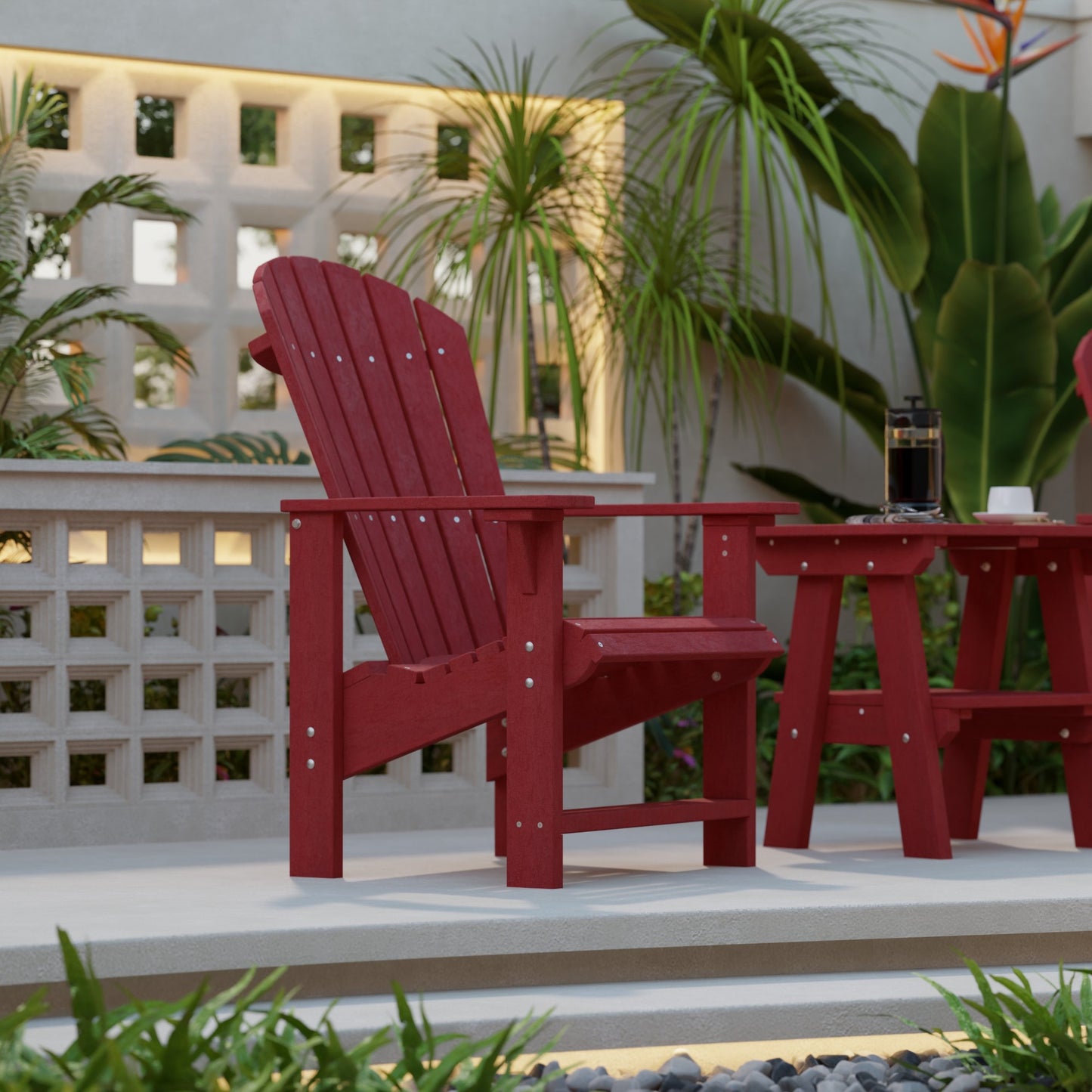 Wildridge Heritage Upright Adirondack Chair (QUICK SHIP) - LEAD TIME TO SHIP 5 BUSINESS DAYS OR LESS