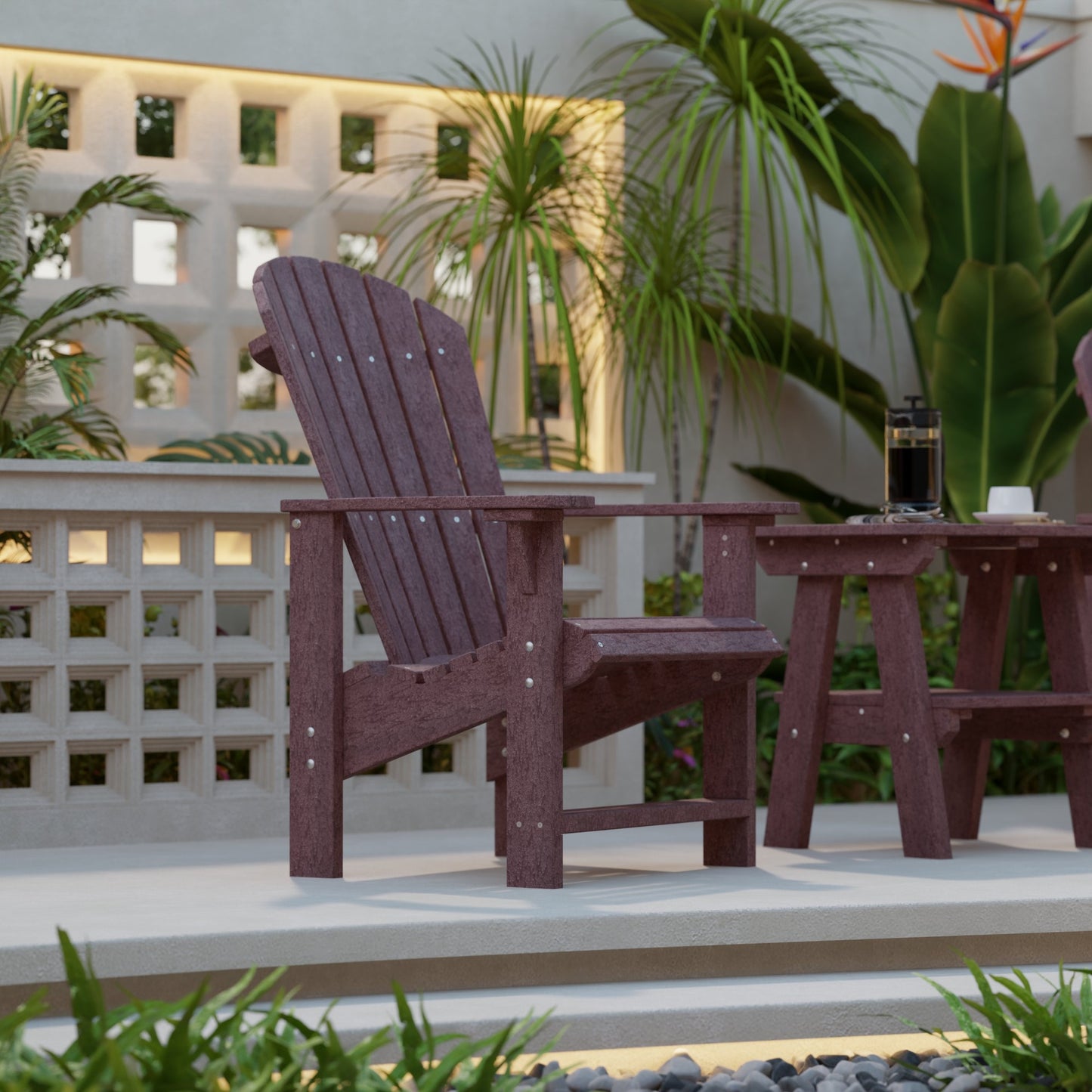 Wildridge Heritage Upright Adirondack Chair (QUICK SHIP) - LEAD TIME TO SHIP 5 BUSINESS DAYS OR LESS