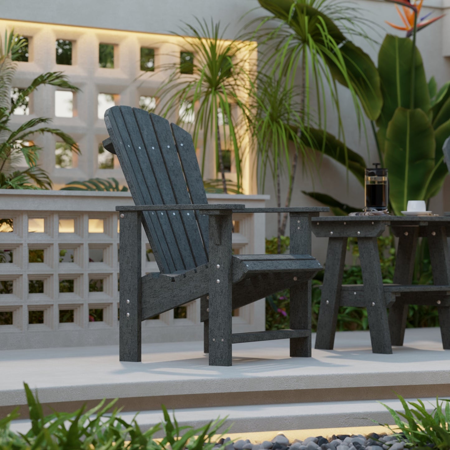 Wildridge Heritage Upright Adirondack Chair (QUICK SHIP) - LEAD TIME TO SHIP 5 BUSINESS DAYS OR LESS