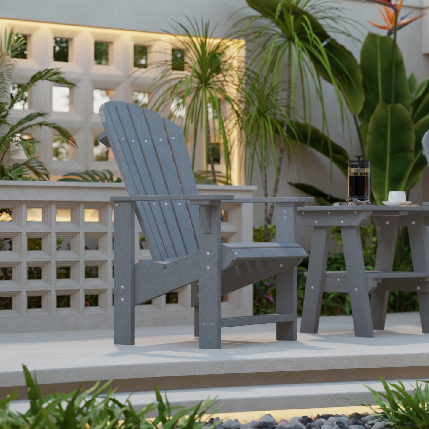 Wildridge Heritage Upright Adirondack Chair (QUICK SHIP) - LEAD TIME TO SHIP 5 BUSINESS DAYS OR LESS