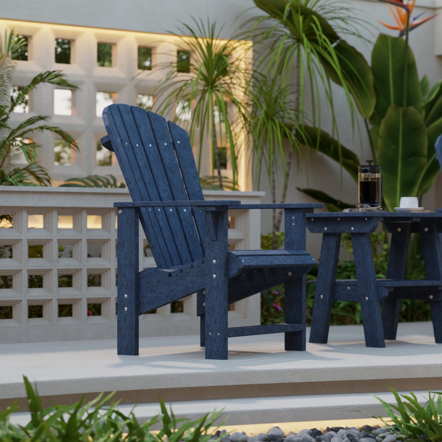 Wildridge Heritage Upright Adirondack Chair (QUICK SHIP) - LEAD TIME TO SHIP 5 BUSINESS DAYS OR LESS