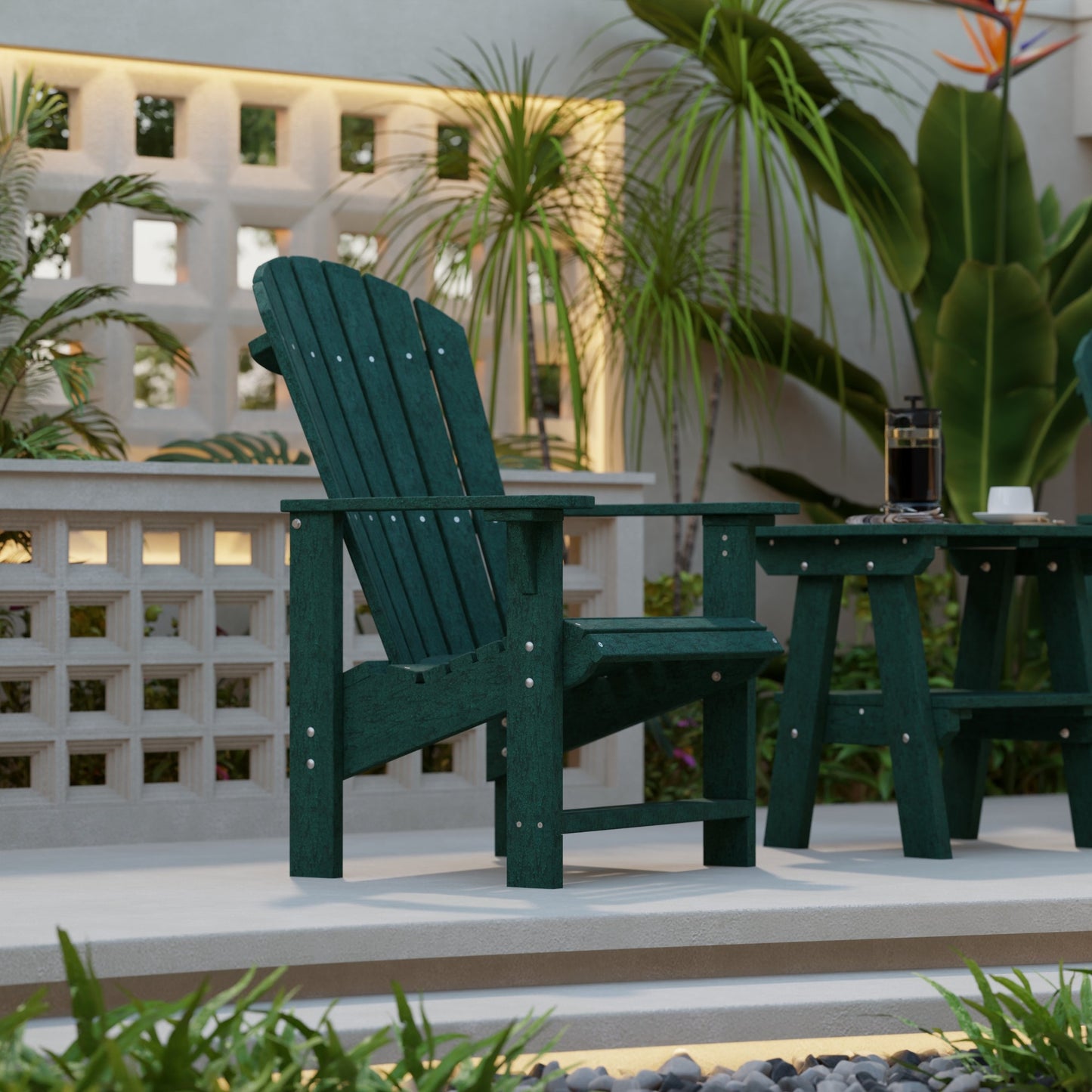 Wildridge Heritage Upright Adirondack Chair (QUICK SHIP) - LEAD TIME TO SHIP 5 BUSINESS DAYS OR LESS