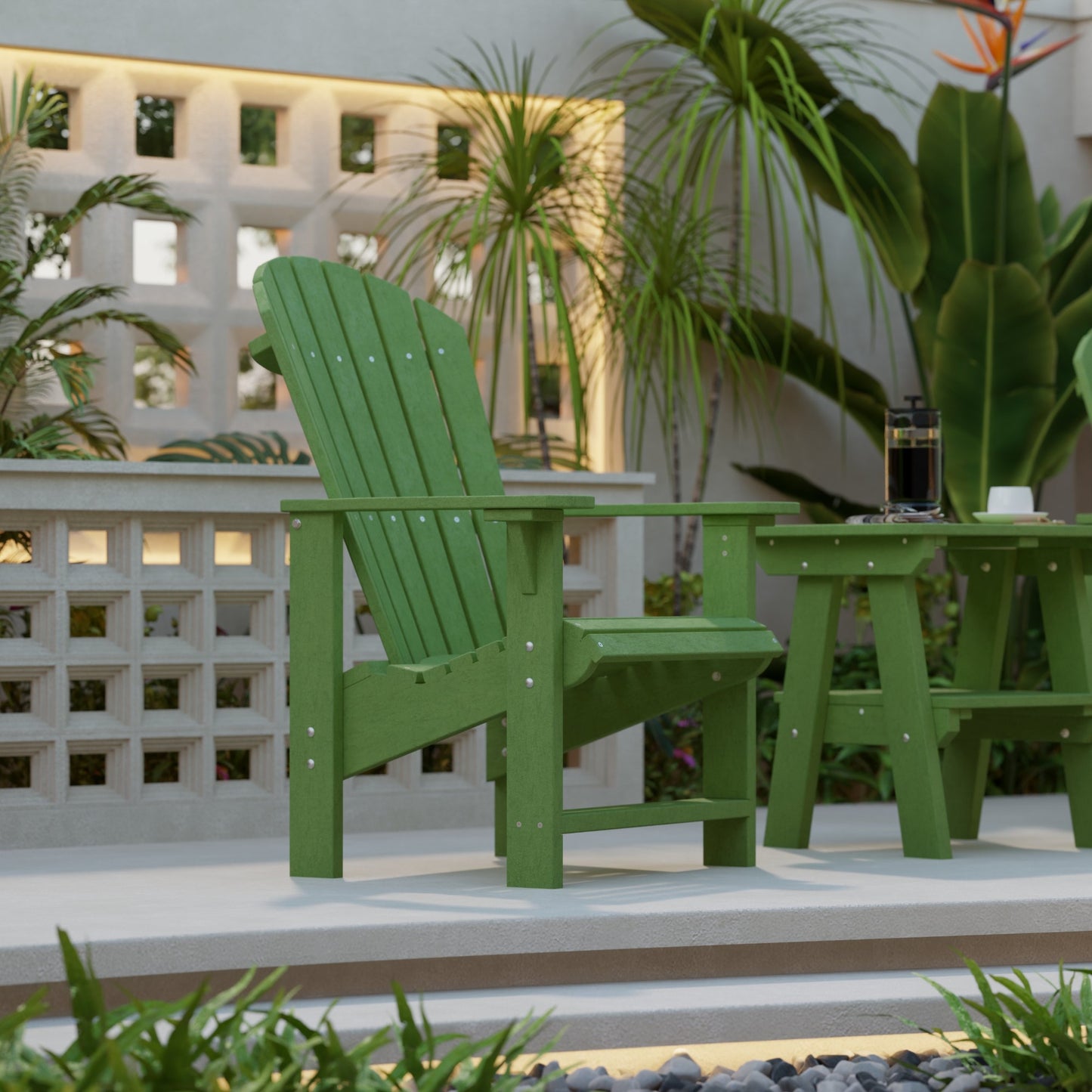 Wildridge Heritage Upright Adirondack Chair (QUICK SHIP) - LEAD TIME TO SHIP 5 BUSINESS DAYS OR LESS