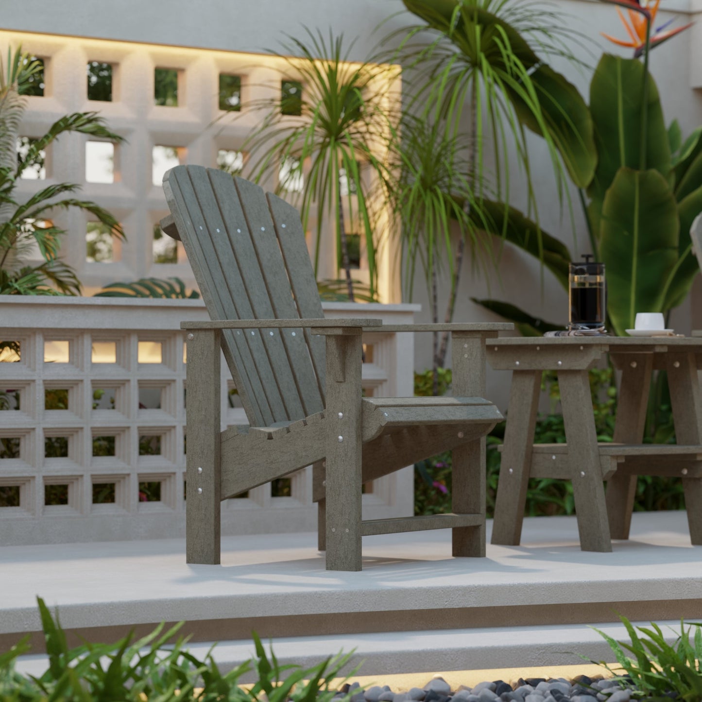 Wildridge Heritage Upright Adirondack Chair (QUICK SHIP) - LEAD TIME TO SHIP 5 BUSINESS DAYS OR LESS