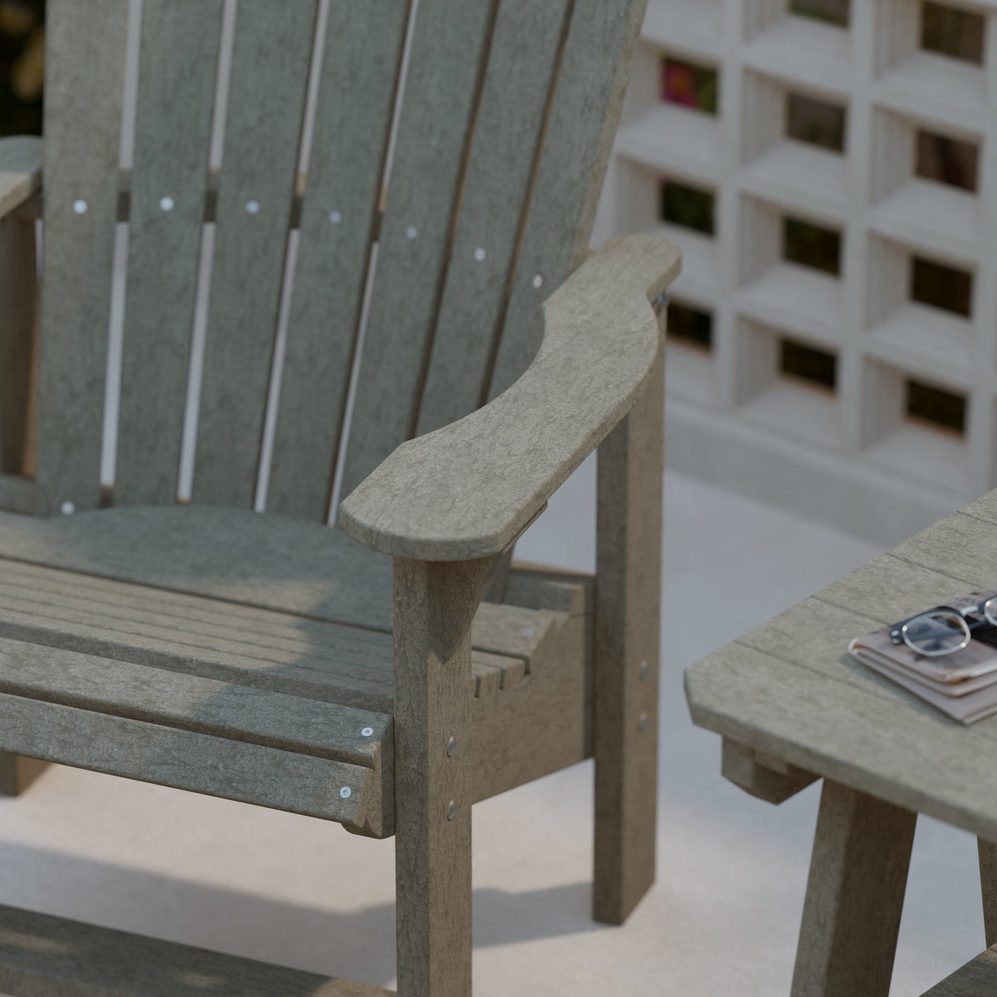 Wildridge Heritage Upright Adirondack Chair (QUICK SHIP) - LEAD TIME TO SHIP 5 BUSINESS DAYS OR LESS