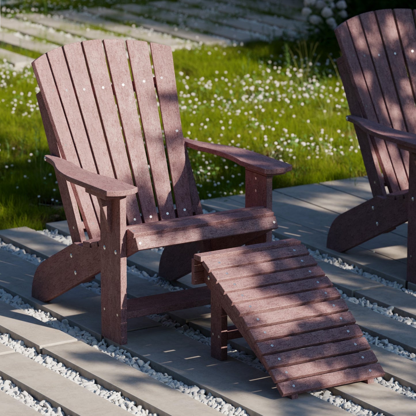 Wildridge Heritage Folding Footstool - LEAD TIME TO SHIP 4 TO 6 WEEKS