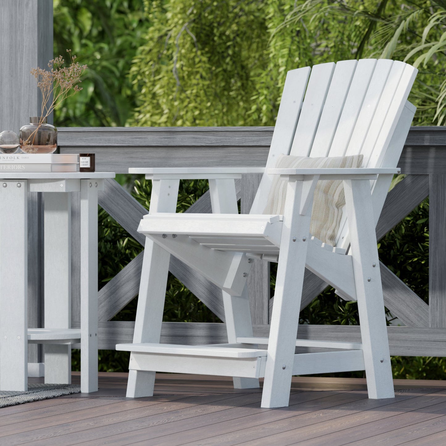 WILDRIDGE HERITAGE HIGH ADIRONDACK CHAIR (SEAT HEIGHT 23.5") (QUICK SHIP) - LEAD TIME TO SHIP 5 BUSINESS DAYS OR LESS