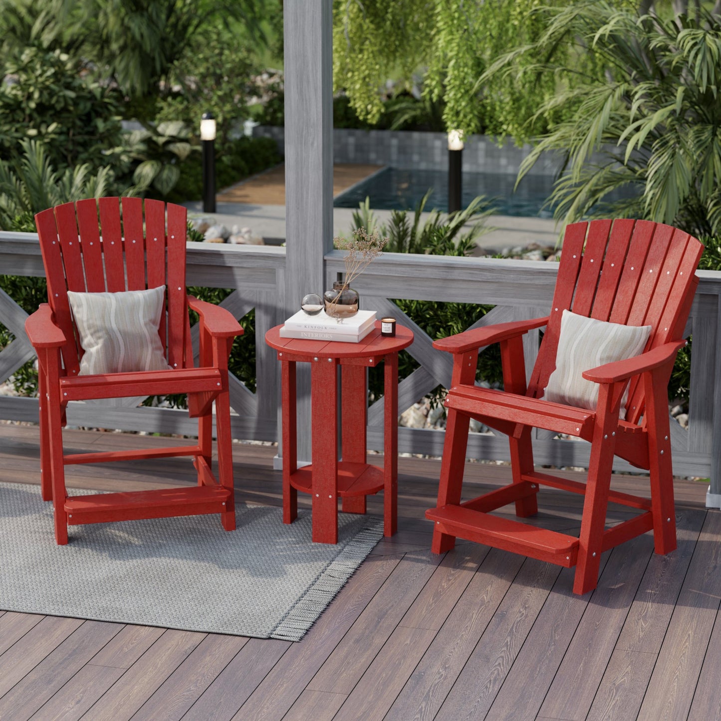 WILDRIDGE HERITAGE HIGH ADIRONDACK CHAIR (SEAT HEIGHT 23.5") (QUICK SHIP) - LEAD TIME TO SHIP 5 BUSINESS DAYS OR LESS