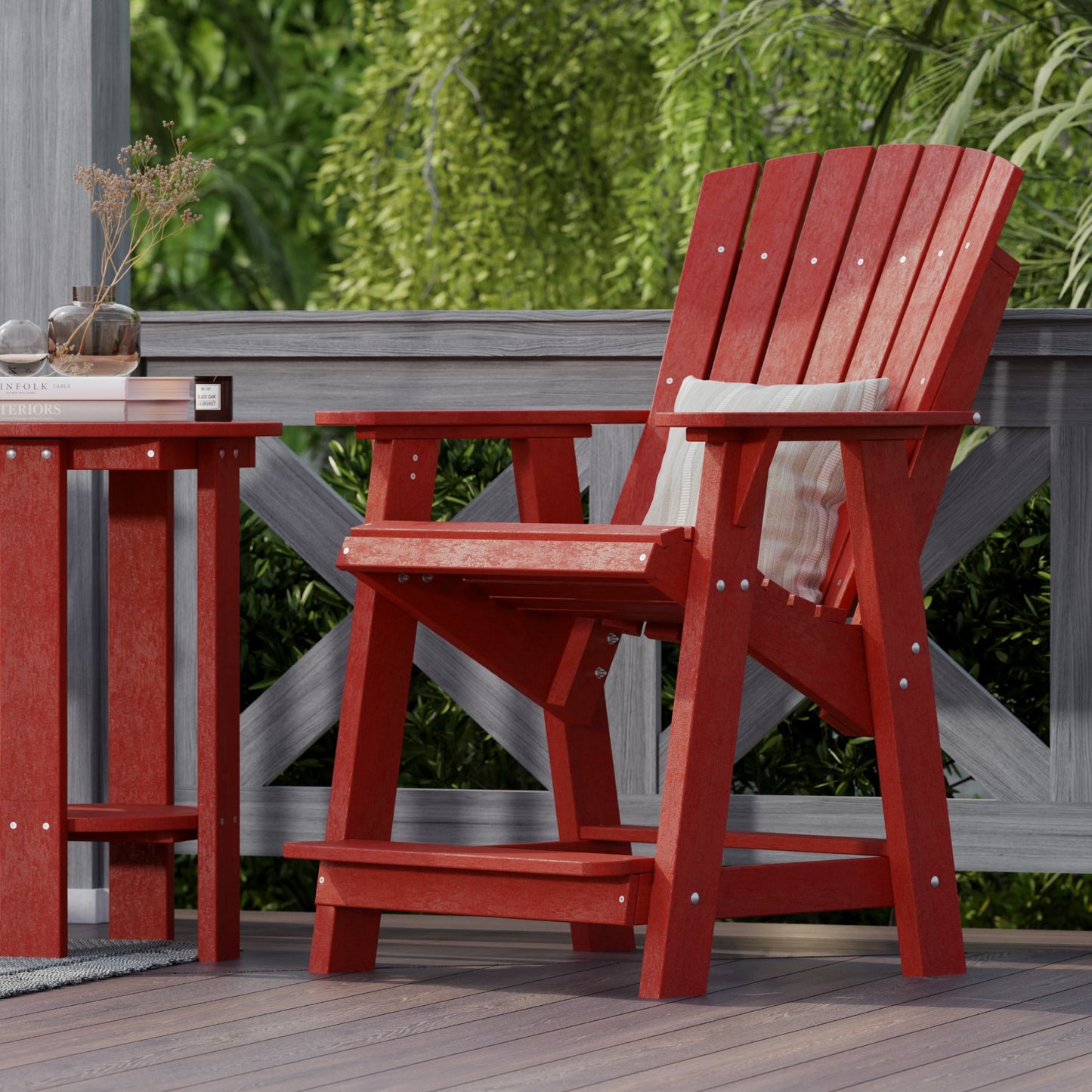 WILDRIDGE HERITAGE HIGH ADIRONDACK CHAIR (SEAT HEIGHT 23.5") (QUICK SHIP) - LEAD TIME TO SHIP 5 BUSINESS DAYS OR LESS