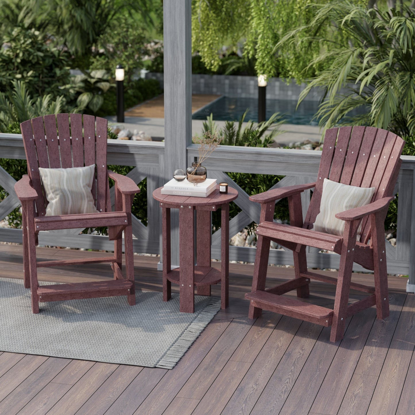 WILDRIDGE HERITAGE HIGH ADIRONDACK CHAIR (SEAT HEIGHT 23.5") (QUICK SHIP) - LEAD TIME TO SHIP 5 BUSINESS DAYS OR LESS