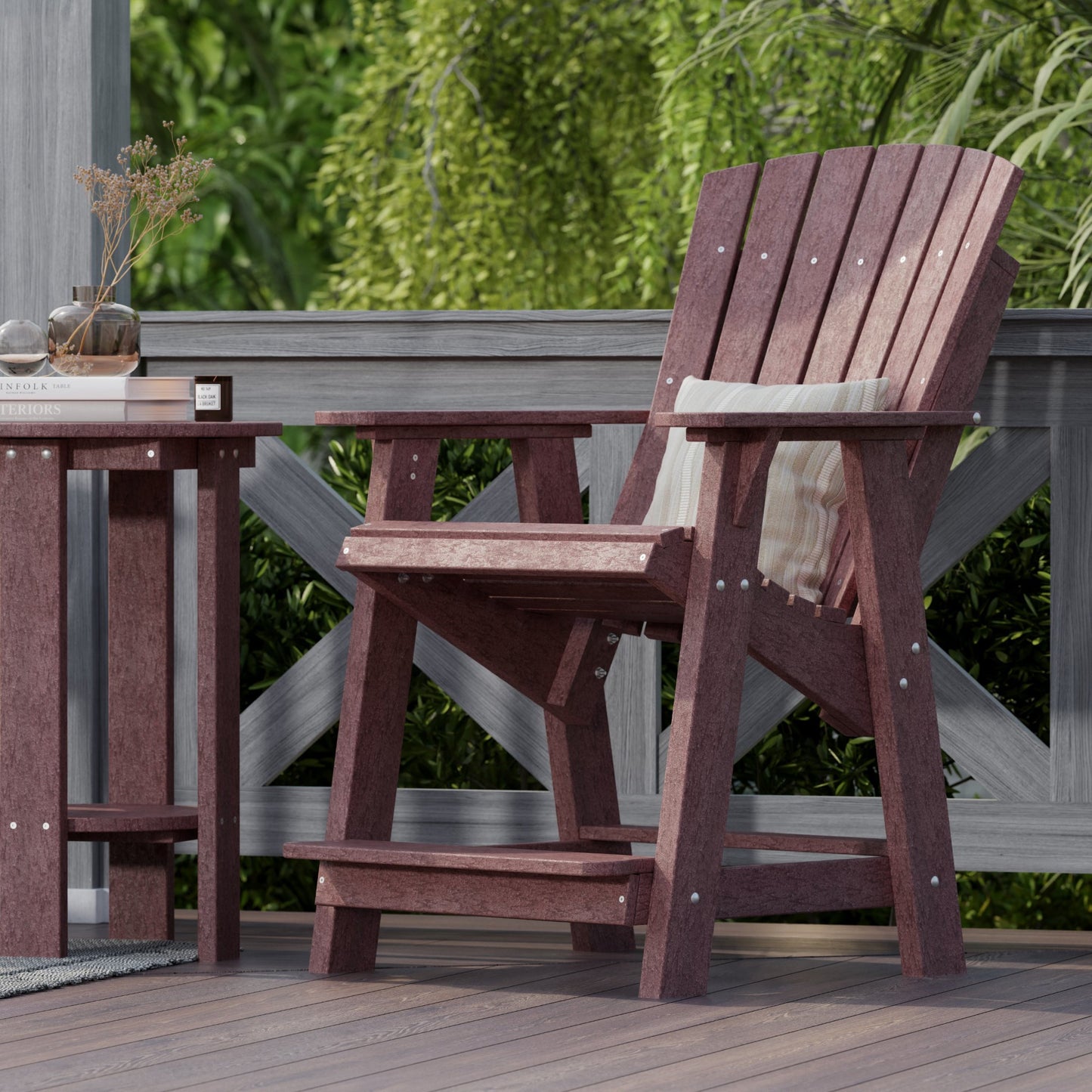 WILDRIDGE HERITAGE HIGH ADIRONDACK CHAIR (SEAT HEIGHT 23.5") (QUICK SHIP) - LEAD TIME TO SHIP 5 BUSINESS DAYS OR LESS