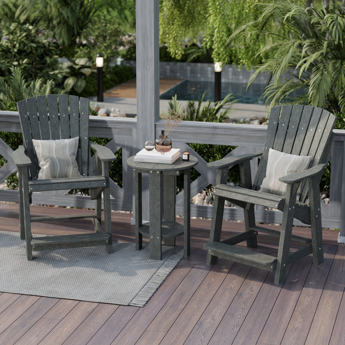WILDRIDGE HERITAGE HIGH ADIRONDACK CHAIR (SEAT HEIGHT 23.5") (QUICK SHIP) - LEAD TIME TO SHIP 5 BUSINESS DAYS OR LESS