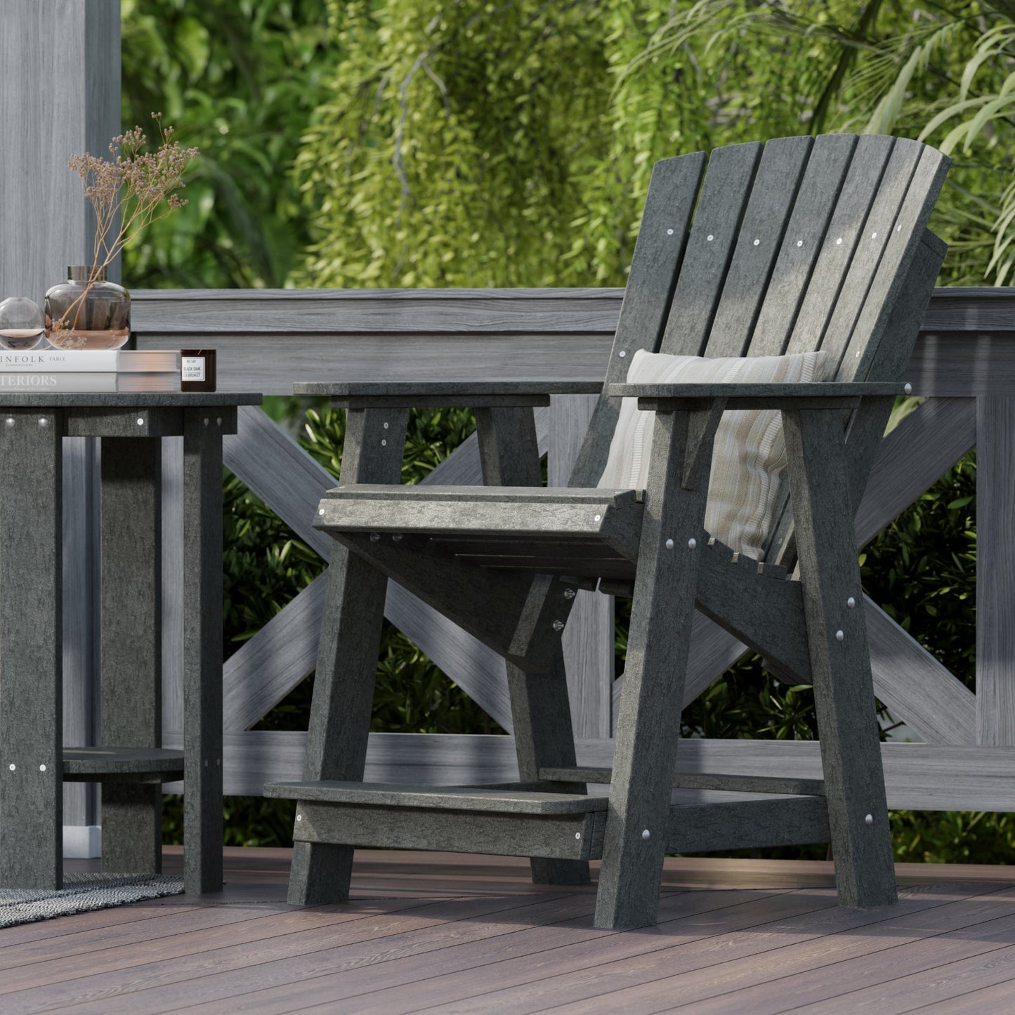 WILDRIDGE HERITAGE HIGH ADIRONDACK CHAIR (SEAT HEIGHT 23.5") (QUICK SHIP) - LEAD TIME TO SHIP 5 BUSINESS DAYS OR LESS