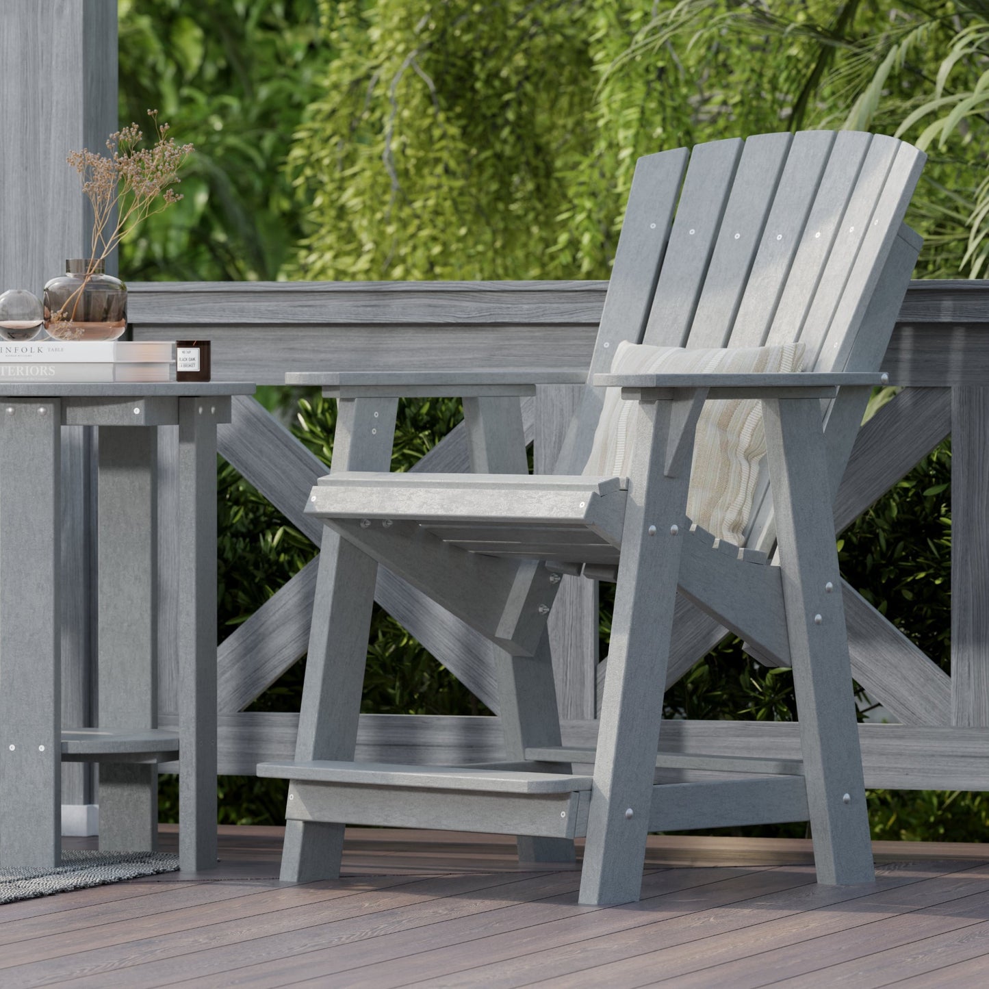 WILDRIDGE HERITAGE HIGH ADIRONDACK CHAIR (SEAT HEIGHT 23.5") (QUICK SHIP) - LEAD TIME TO SHIP 5 BUSINESS DAYS OR LESS