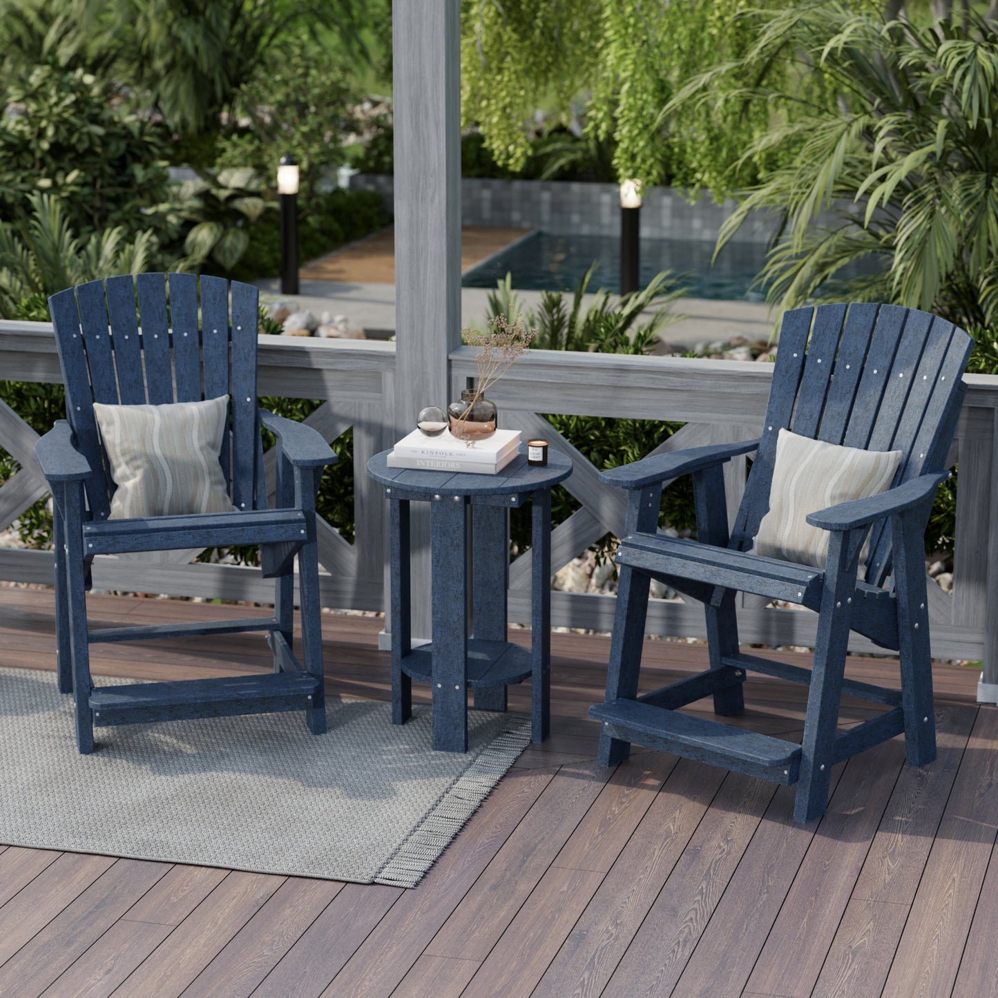 WILDRIDGE HERITAGE HIGH ADIRONDACK CHAIR (SEAT HEIGHT 23.5") (QUICK SHIP) - LEAD TIME TO SHIP 5 BUSINESS DAYS OR LESS