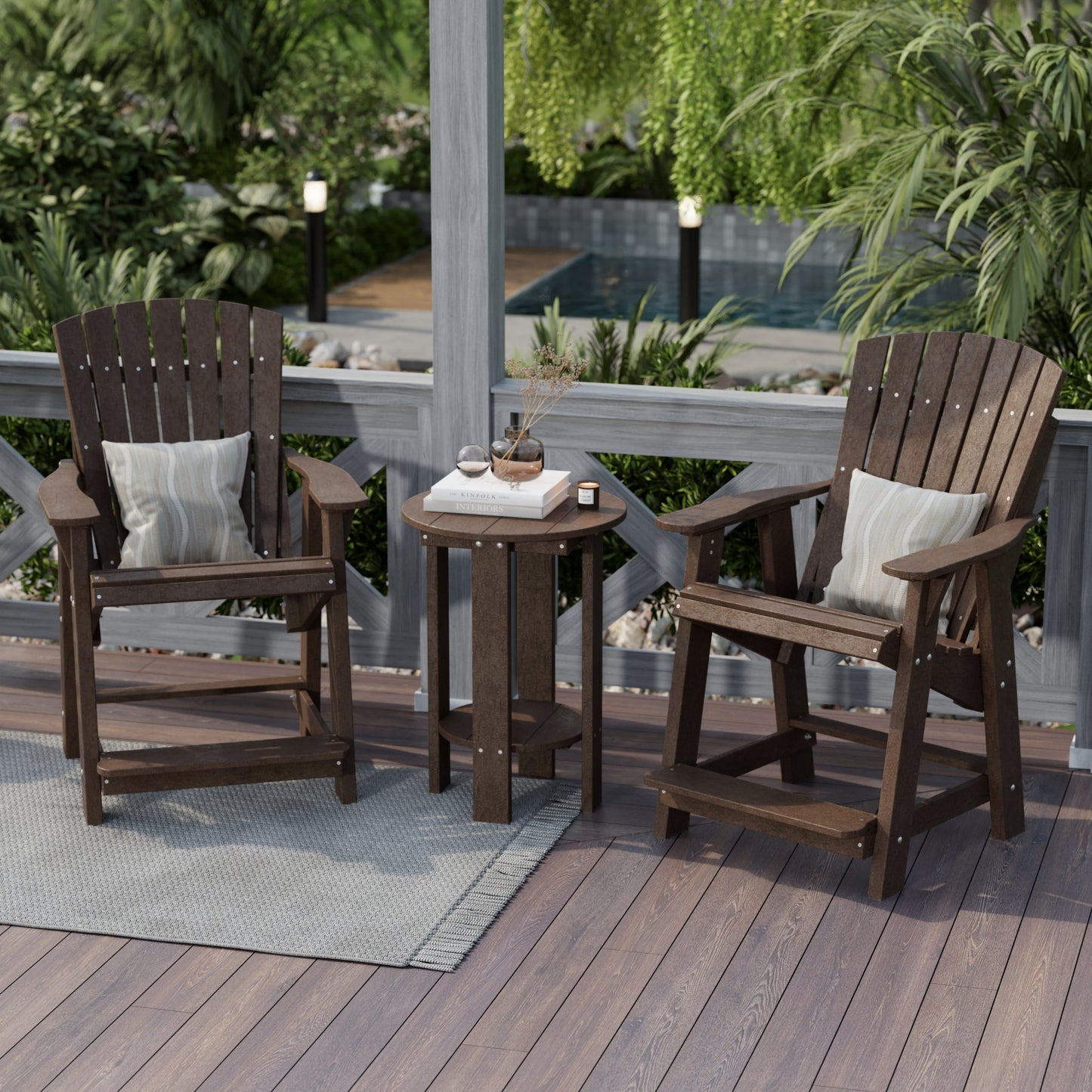 WILDRIDGE HERITAGE HIGH ADIRONDACK CHAIR (SEAT HEIGHT 23.5") (QUICK SHIP) - LEAD TIME TO SHIP 5 BUSINESS DAYS OR LESS