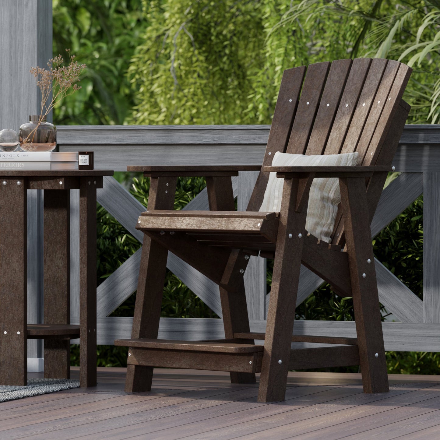 WILDRIDGE HERITAGE HIGH ADIRONDACK CHAIR (SEAT HEIGHT 23.5") (QUICK SHIP) - LEAD TIME TO SHIP 5 BUSINESS DAYS OR LESS
