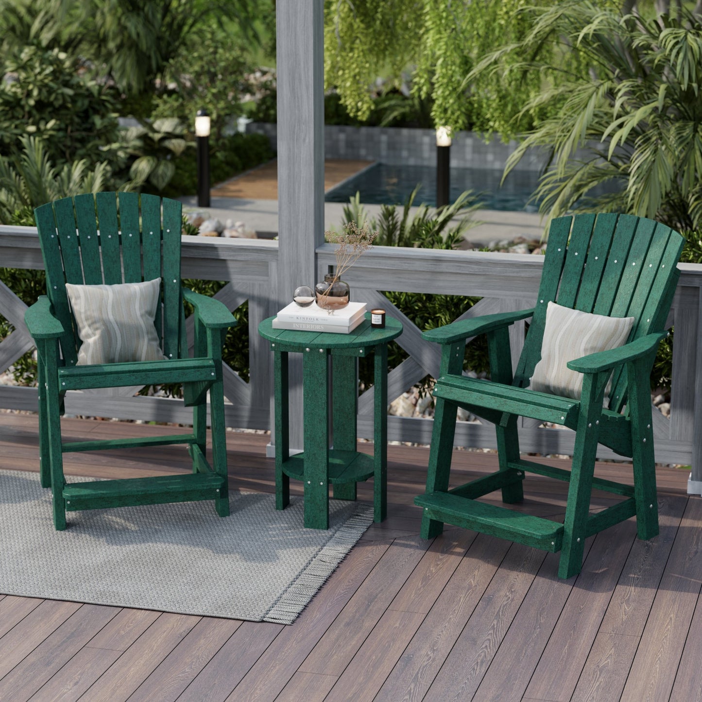 WILDRIDGE HERITAGE HIGH ADIRONDACK CHAIR (SEAT HEIGHT 23.5") (QUICK SHIP) - LEAD TIME TO SHIP 5 BUSINESS DAYS OR LESS