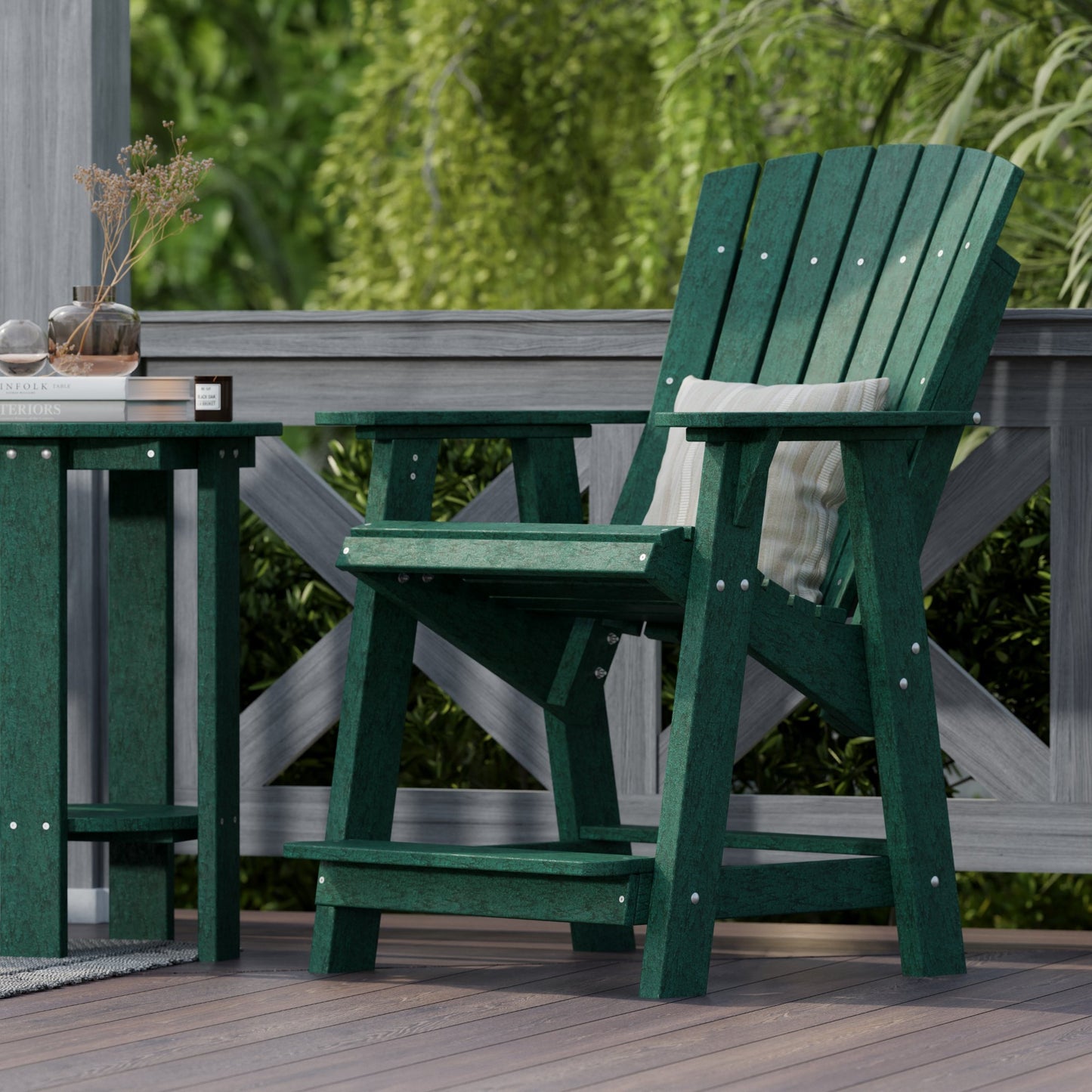 WILDRIDGE HERITAGE HIGH ADIRONDACK CHAIR (SEAT HEIGHT 23.5") (QUICK SHIP) - LEAD TIME TO SHIP 5 BUSINESS DAYS OR LESS
