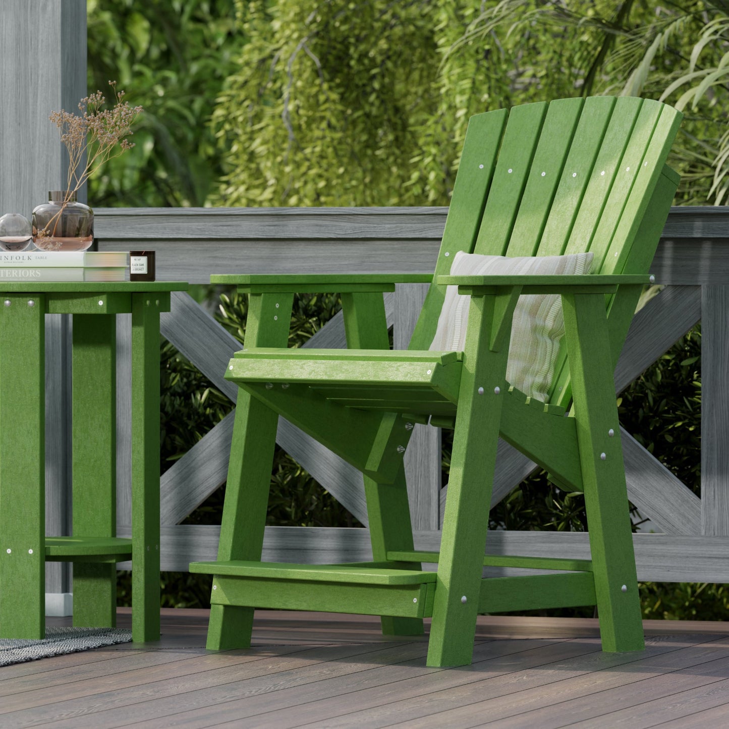 WILDRIDGE HERITAGE HIGH ADIRONDACK CHAIR (SEAT HEIGHT 23.5") (QUICK SHIP) - LEAD TIME TO SHIP 5 BUSINESS DAYS OR LESS
