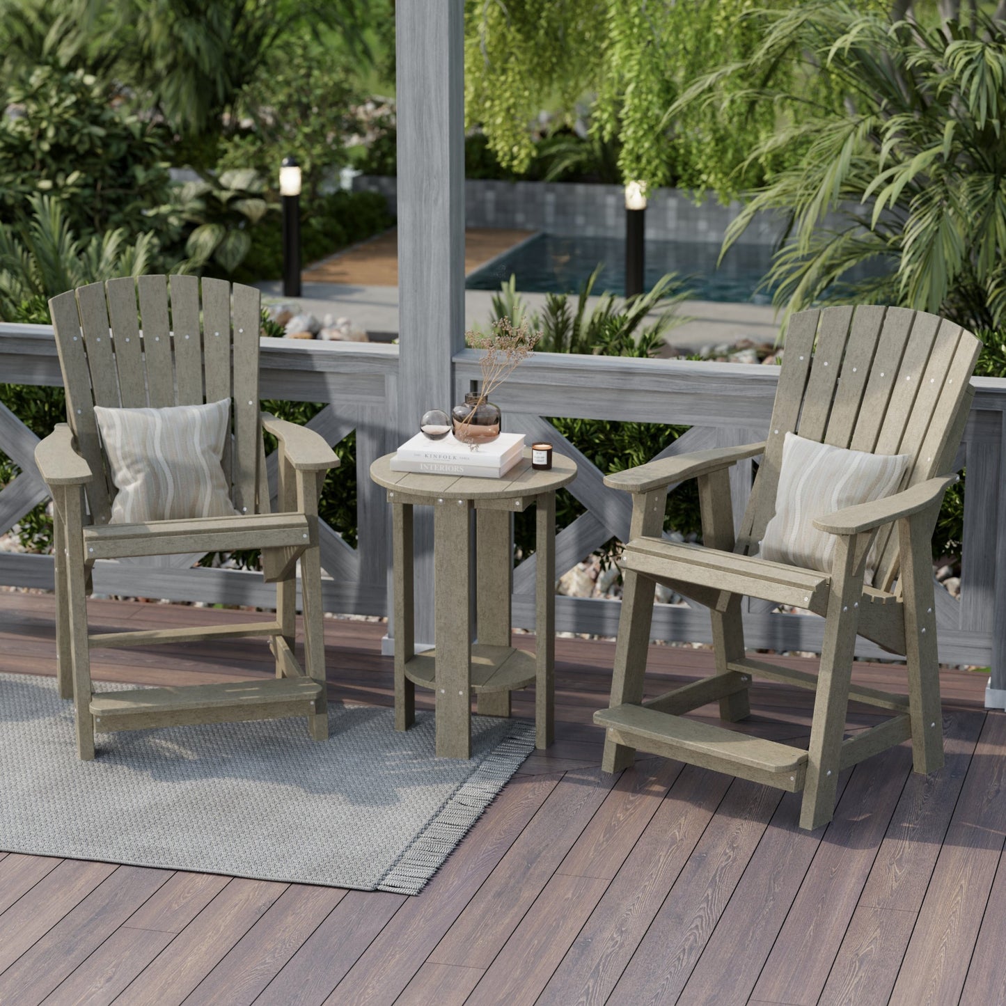 WILDRIDGE HERITAGE HIGH ADIRONDACK CHAIR (SEAT HEIGHT 23.5") (QUICK SHIP) - LEAD TIME TO SHIP 5 BUSINESS DAYS OR LESS
