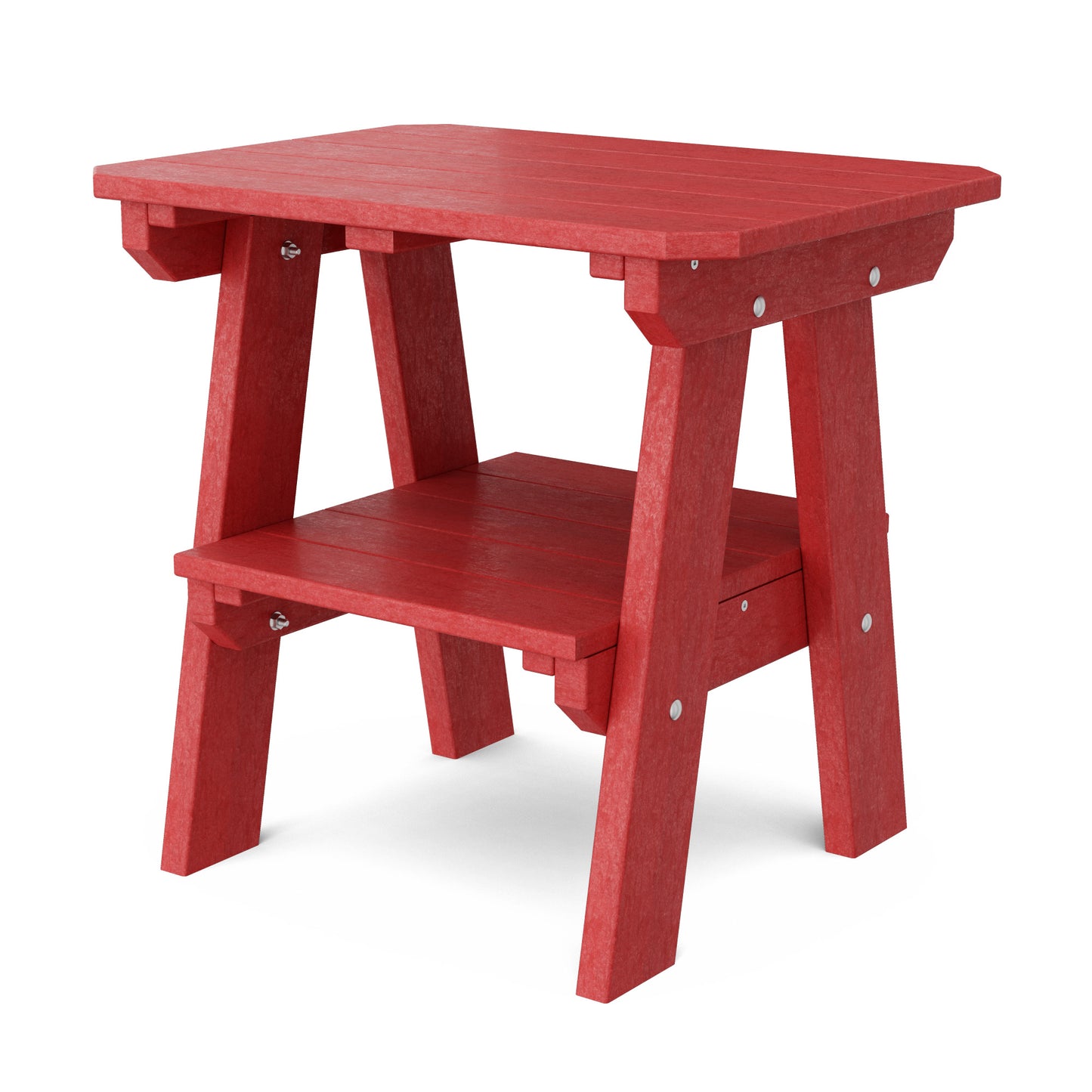 Wildridge Outdoor Recycled Plastic Heritage 2 Tier End Table - LEAD TIME TO SHIP 4 TO 6 WEEKS