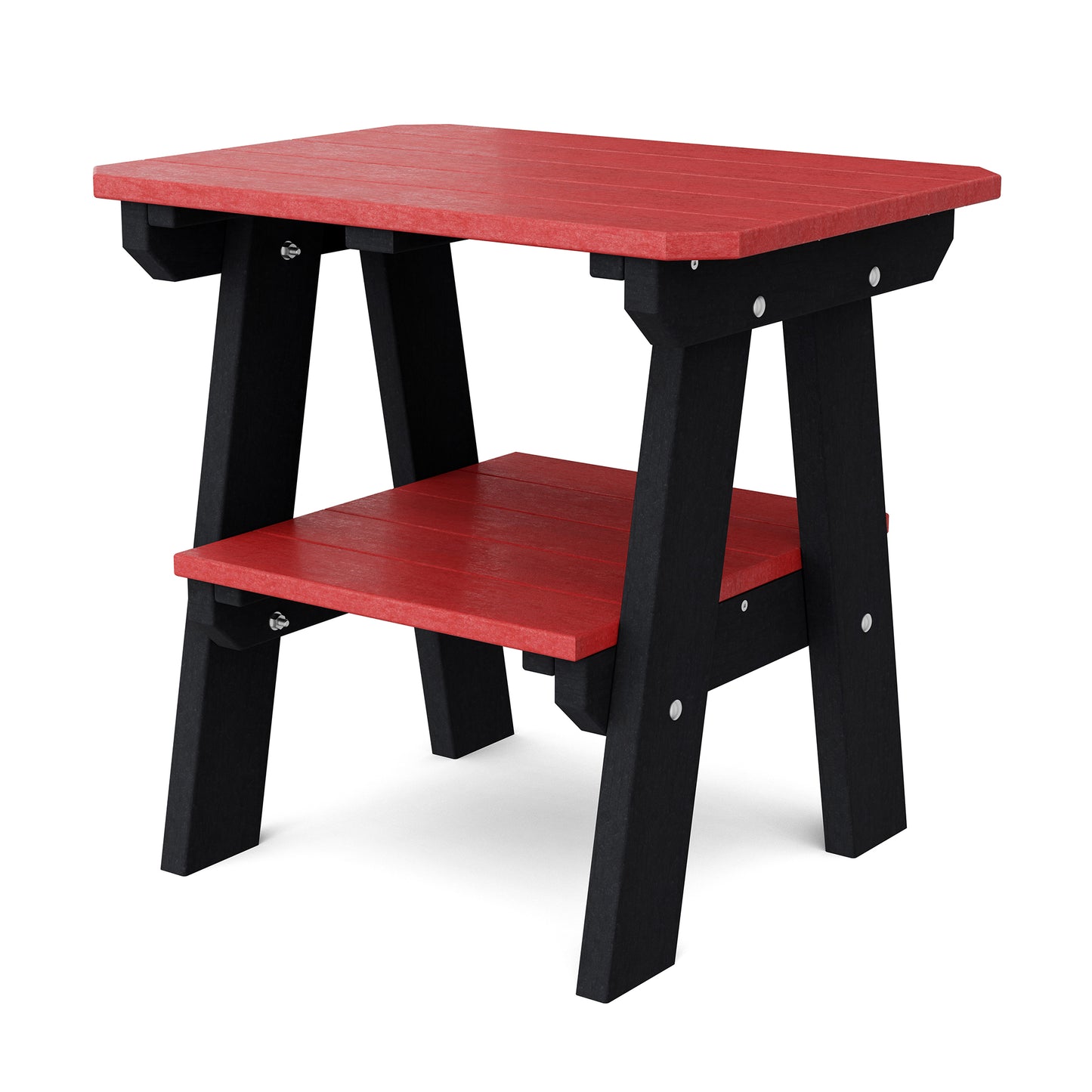 Wildridge Outdoor Recycled Plastic Heritage 2 Tier End Table - LEAD TIME TO SHIP 4 TO 6 WEEKS