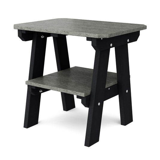 Wildridge Outdoor Recycled Plastic Heritage 2 Tier End Table - LEAD TIME TO SHIP 10 BUSINESS DAYS OR LESS