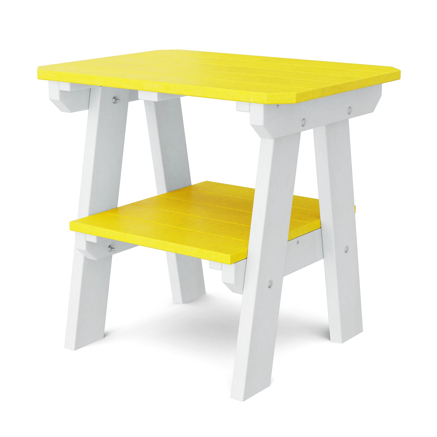 Wildridge Outdoor Recycled Plastic Heritage 2 Tier End Table - LEAD TIME TO SHIP 4 TO 6 WEEKS