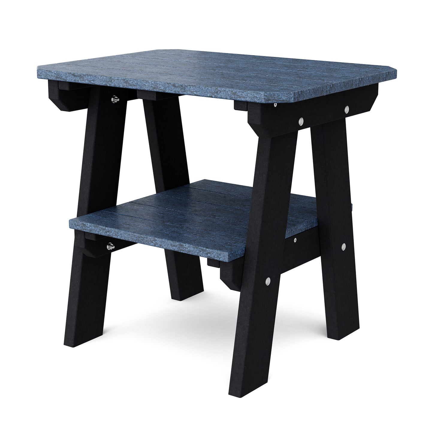 Wildridge Outdoor Recycled Plastic Heritage 2 Tier End Table - LEAD TIME TO SHIP 4 TO 6 WEEKS