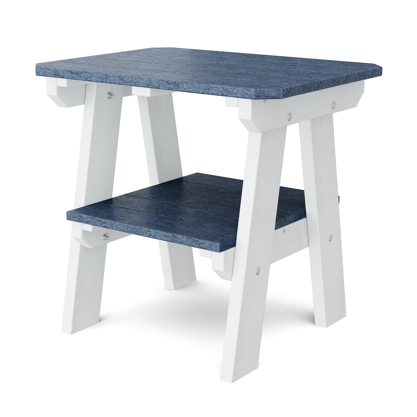 Wildridge Outdoor Recycled Plastic Heritage 2 Tier End Table - LEAD TIME TO SHIP 4 TO 6 WEEKS