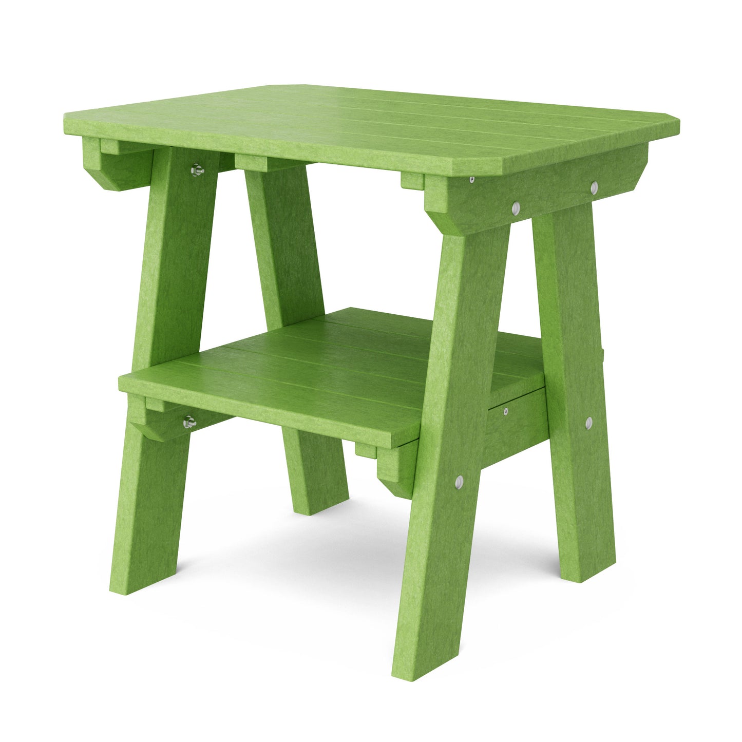 Wildridge Outdoor Recycled Plastic Heritage 2 Tier End Table - LEAD TIME TO SHIP 4 TO 6 WEEKS