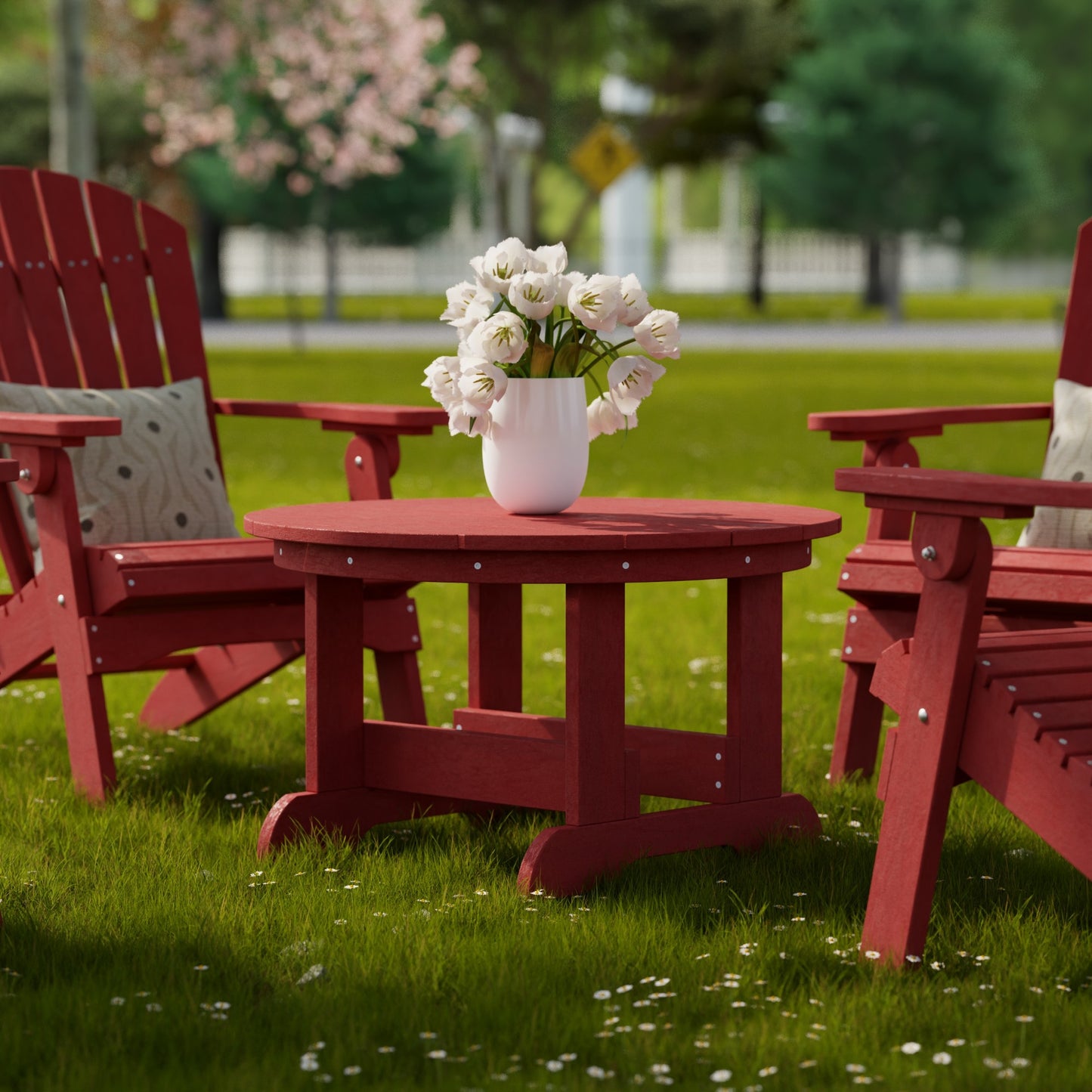Wildridge Heritage 31.5" Round Conversation Table - LEAD TIME TO SHIP 4 TO 6 WEEKS
