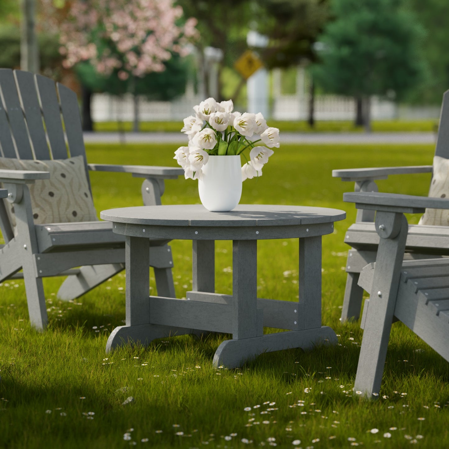 Wildridge Heritage 31.5" Round Conversation Table - LEAD TIME TO SHIP 4 TO 6 WEEKS