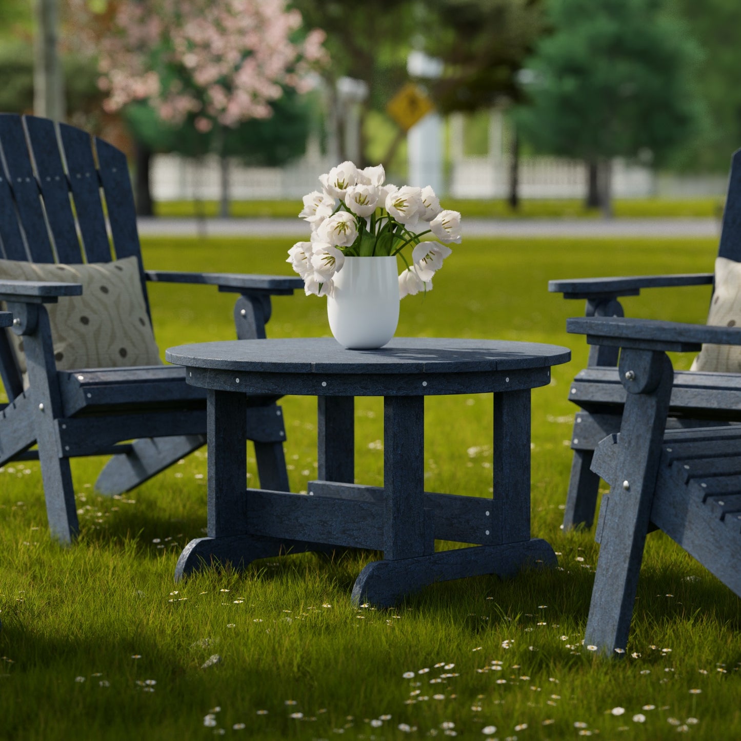 Wildridge Heritage 31.5" Round Conversation Table - LEAD TIME TO SHIP 4 TO 6 WEEKS
