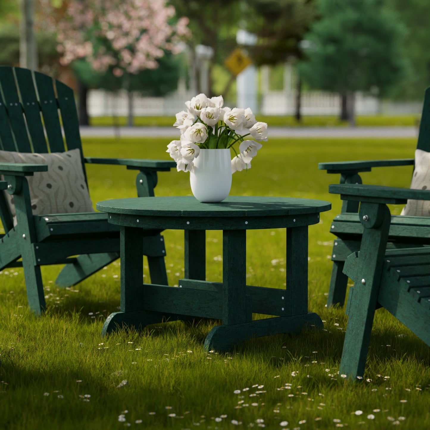 Wildridge Heritage 31.5" Round Conversation Table - LEAD TIME TO SHIP 4 TO 6 WEEKS