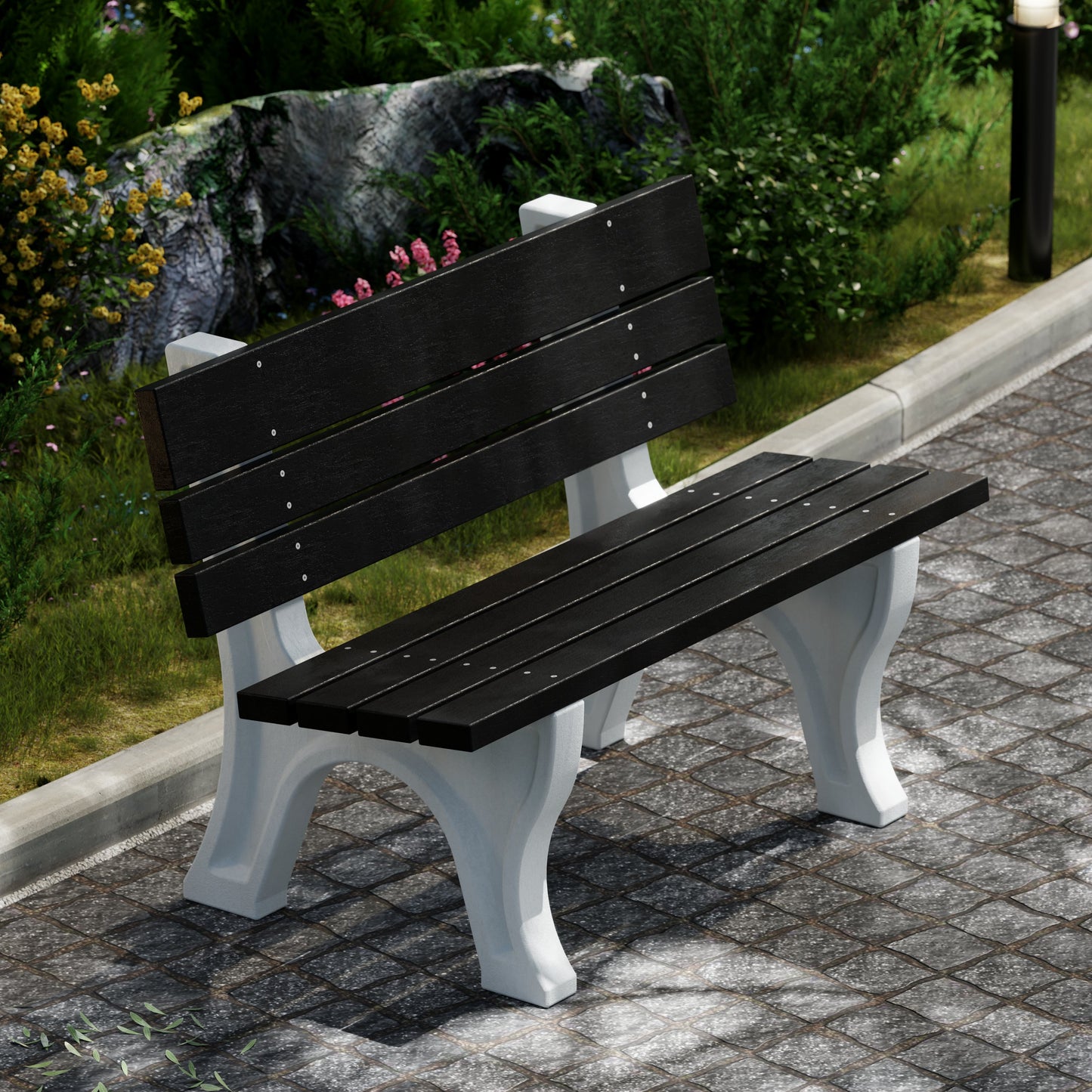 Wildridge Heritage 4' Park Bench - LEAD TIME TO SHIP 10 BUSINESS DAYS OR LESS