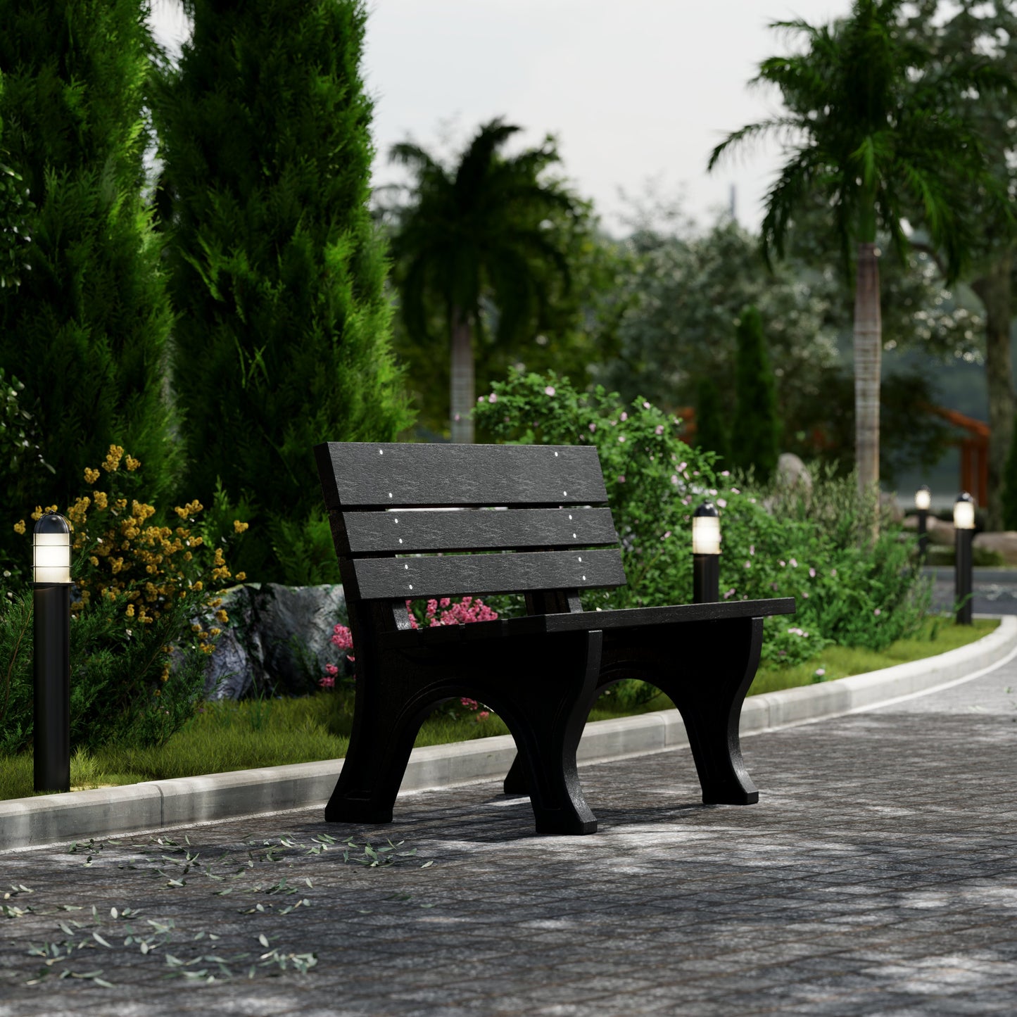 Wildridge Heritage 4' Park Bench - LEAD TIME TO SHIP 10 BUSINESS DAYS OR LESS