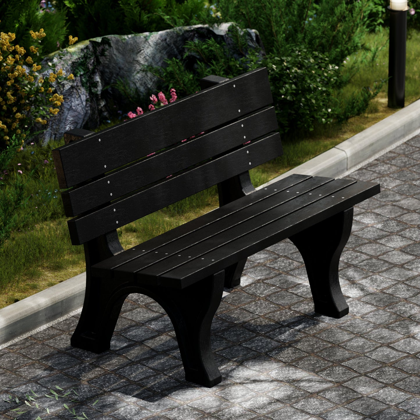 Wildridge Heritage 4' Park Bench - LEAD TIME TO SHIP 10 BUSINESS DAYS OR LESS