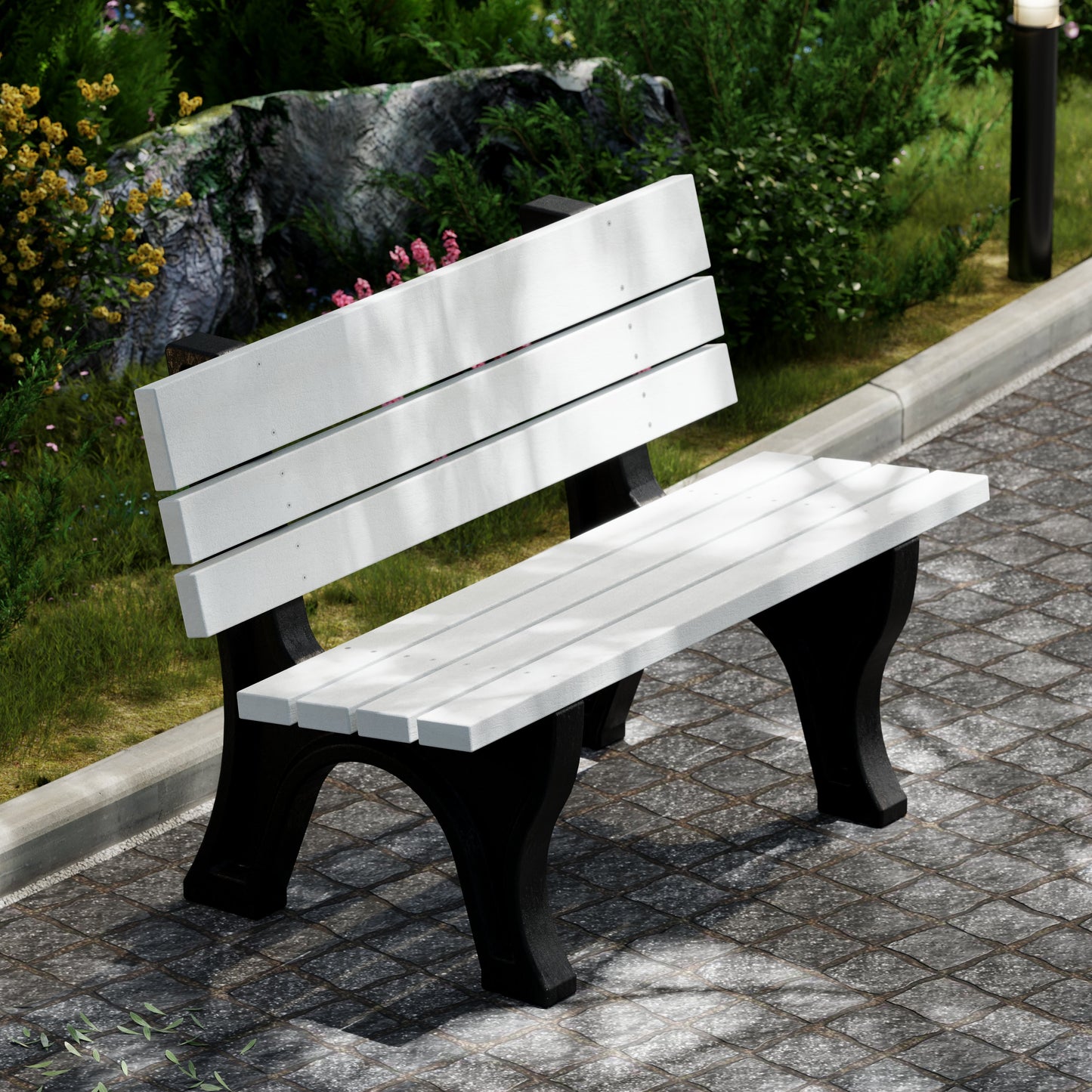 Wildridge Heritage 4' Park Bench - LEAD TIME TO SHIP 10 BUSINESS DAYS OR LESS