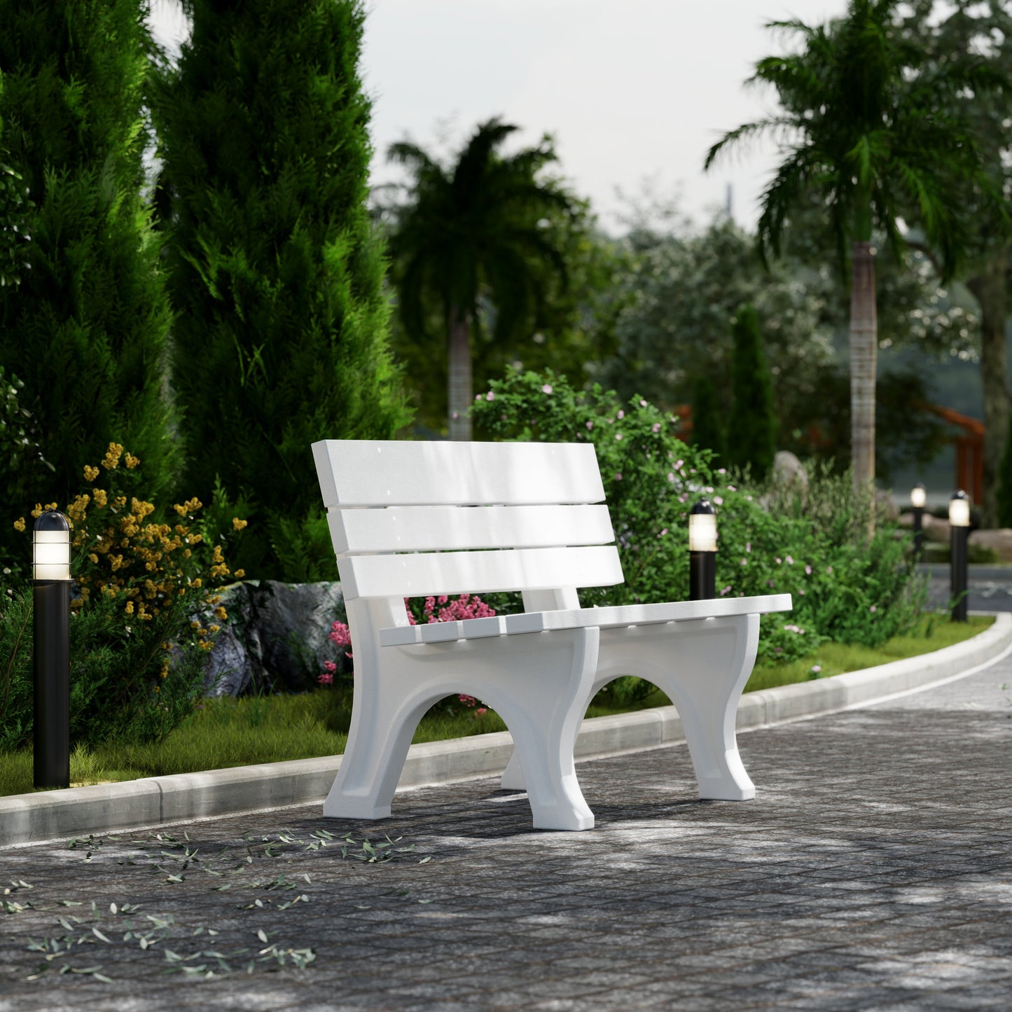 Wildridge Heritage 4' Park Bench - LEAD TIME TO SHIP 10 BUSINESS DAYS OR LESS